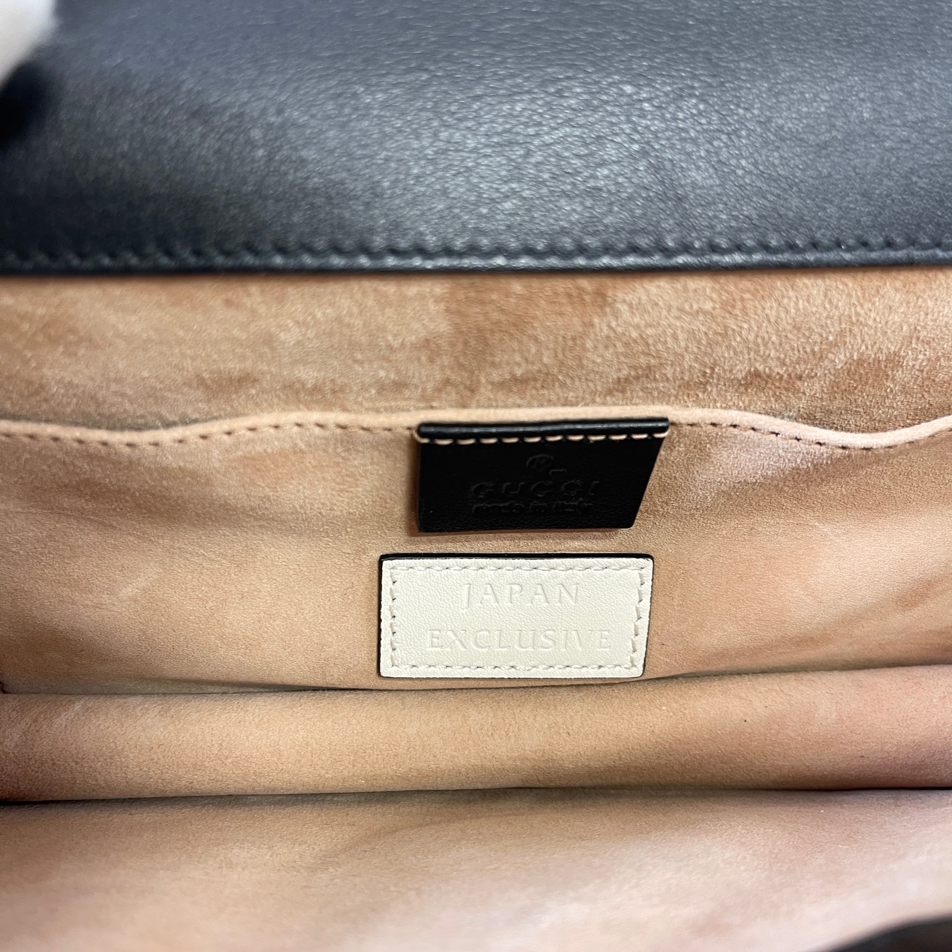 2601 GUCCI bag Shoulder bag 432680/GG Marmont / limited black × white leather
