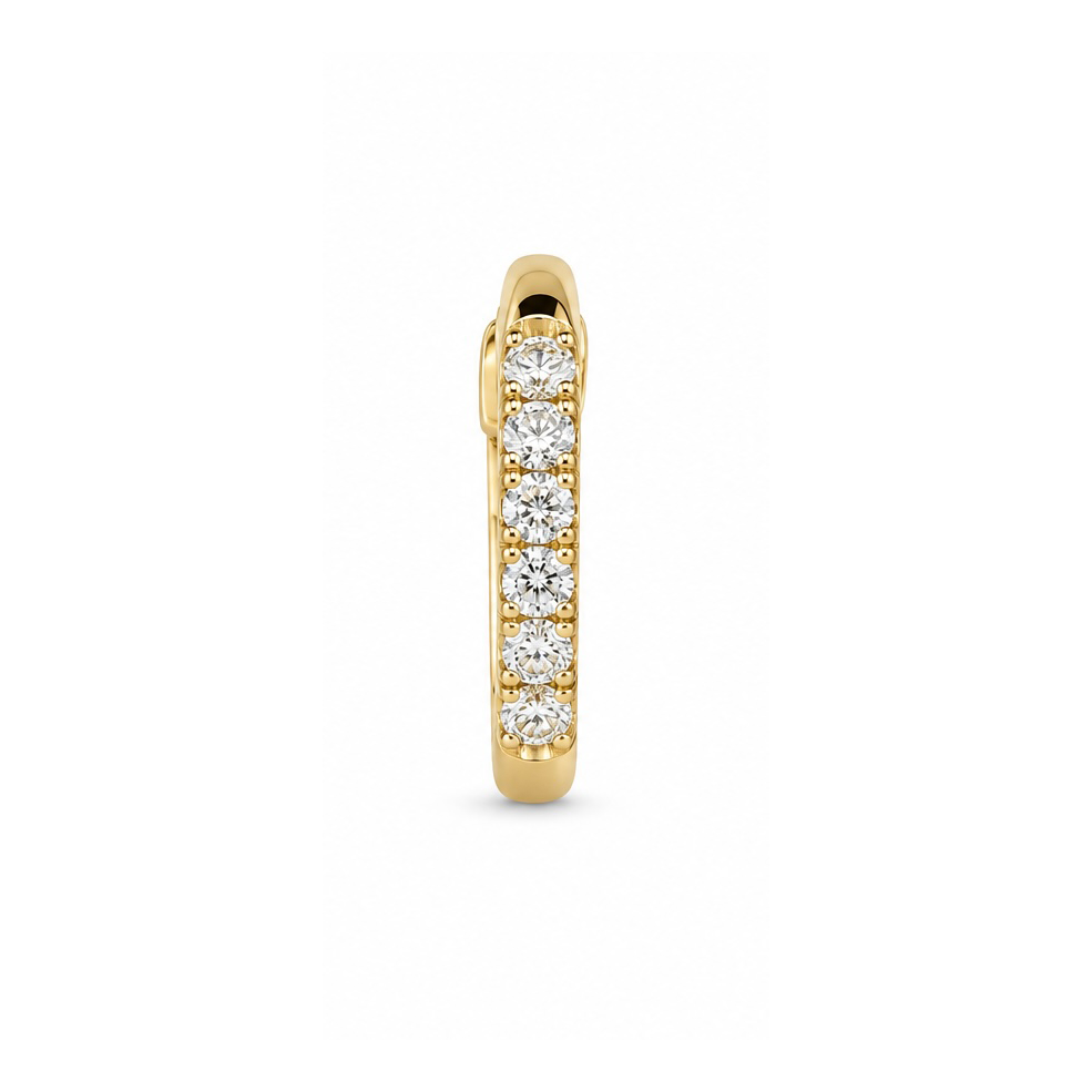 2606 secondhand K18 earrings D0.25×2 Total 3.3g