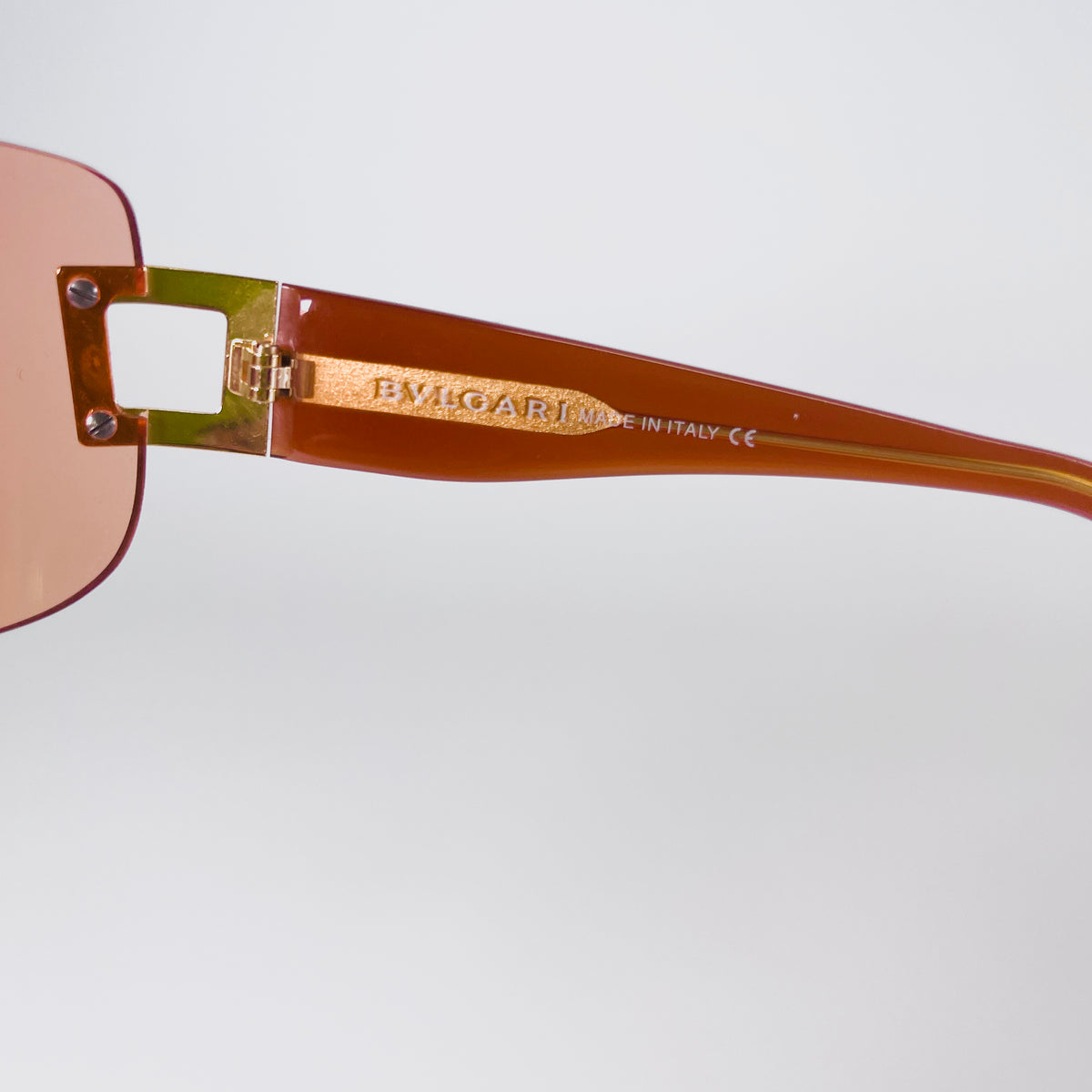 2606 secondhand BVLGARI sunglasses 612 101/74 Brown case 57