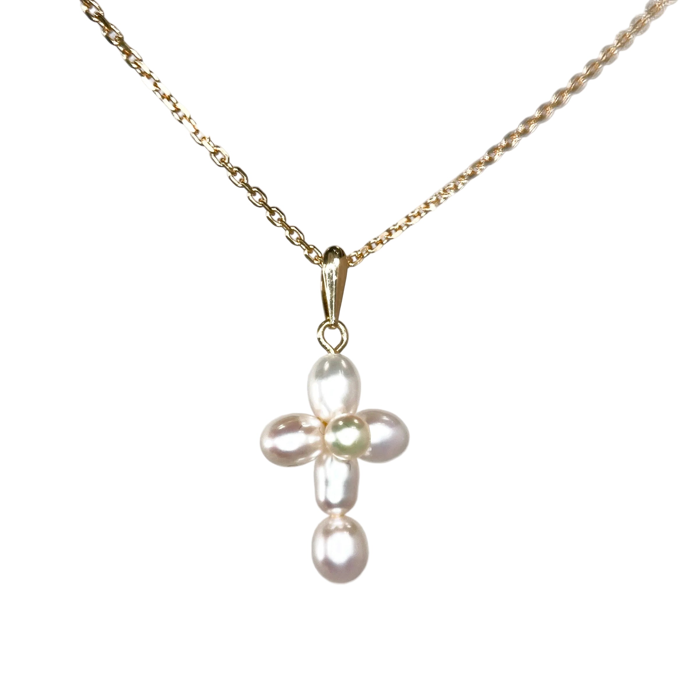 2602 K18YG Pearl Necklace 3.4g 45cm