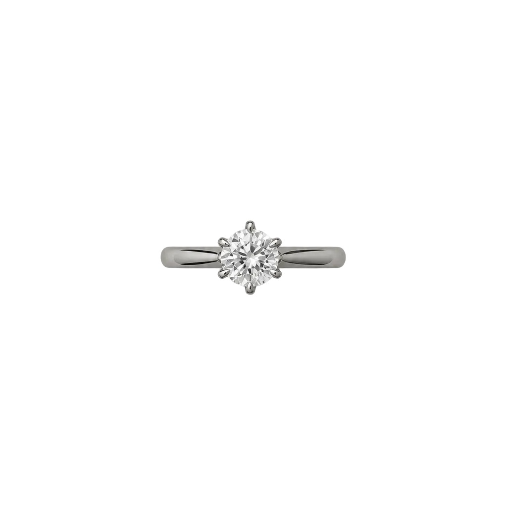 2607 secondhand Pt900 D1.004ct Total 4.7g