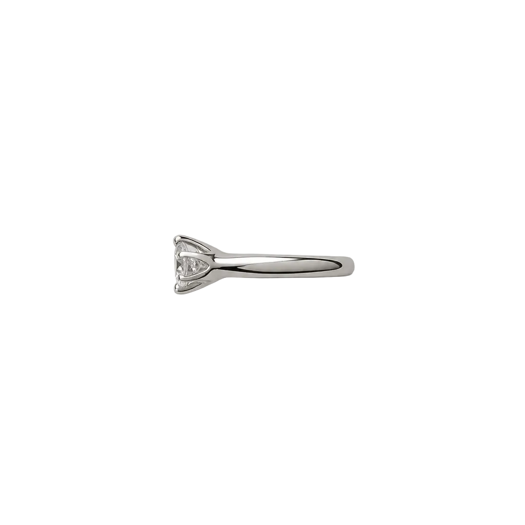2607 secondhand Pt900 D1.004ct Total 4.7g