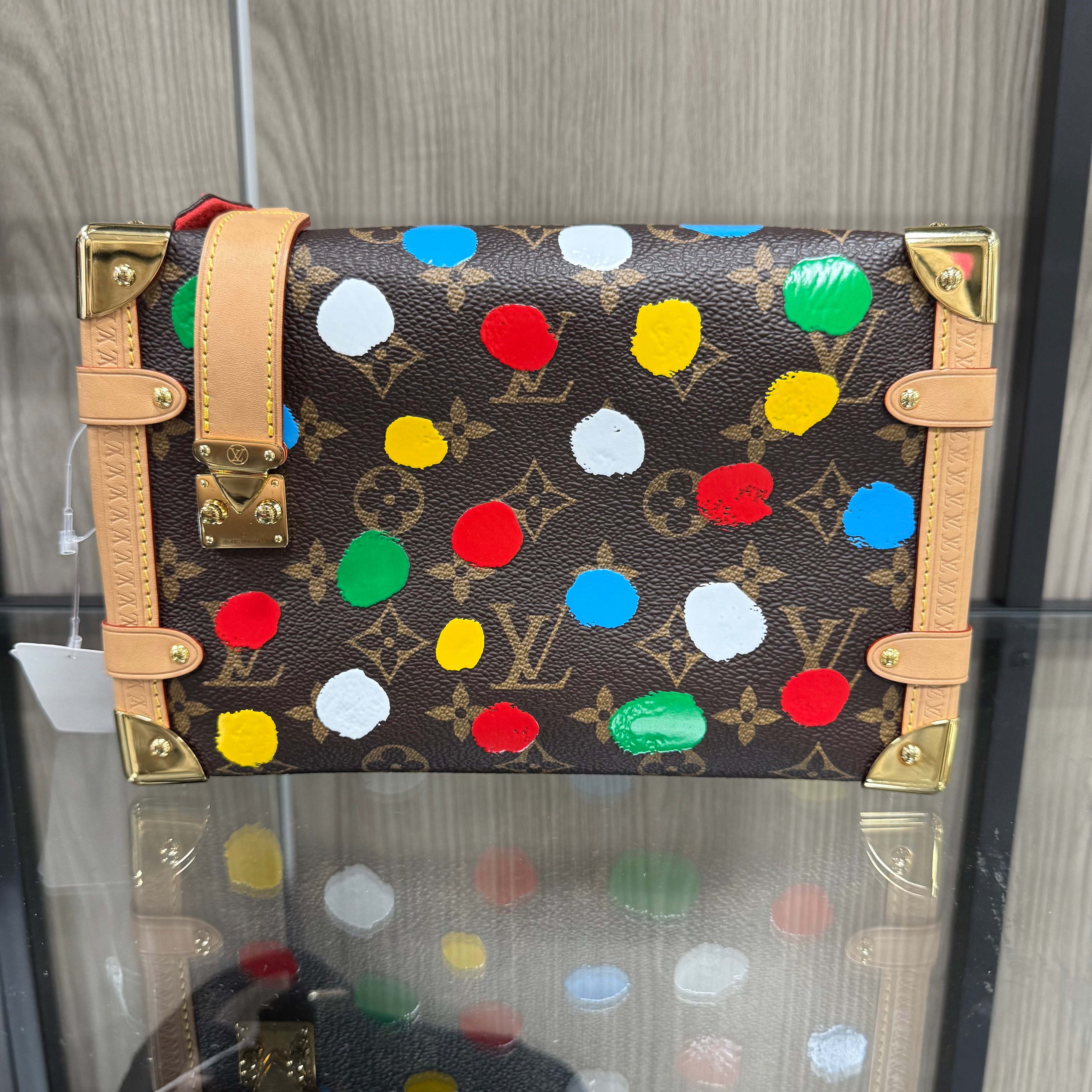 2505 Louis Vuitton Side Trunk MM/Monogram/Yayoi Kusama
