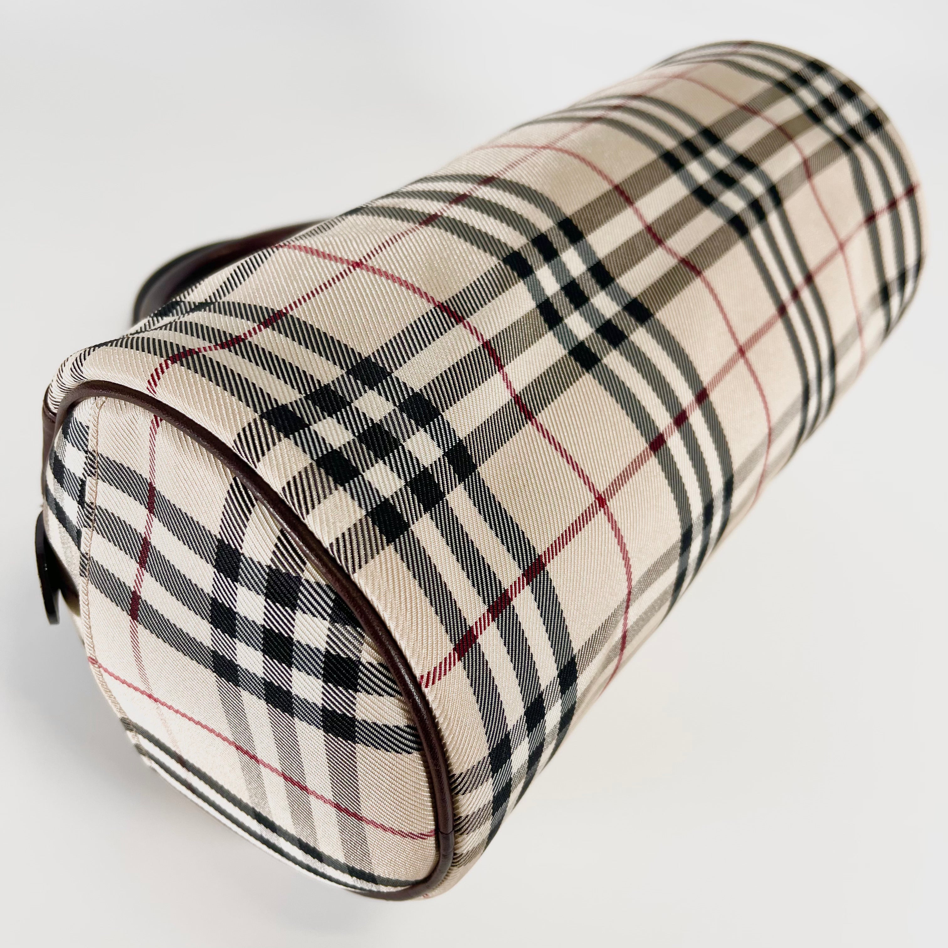 2601 secondhand BURBERRY check hand bag