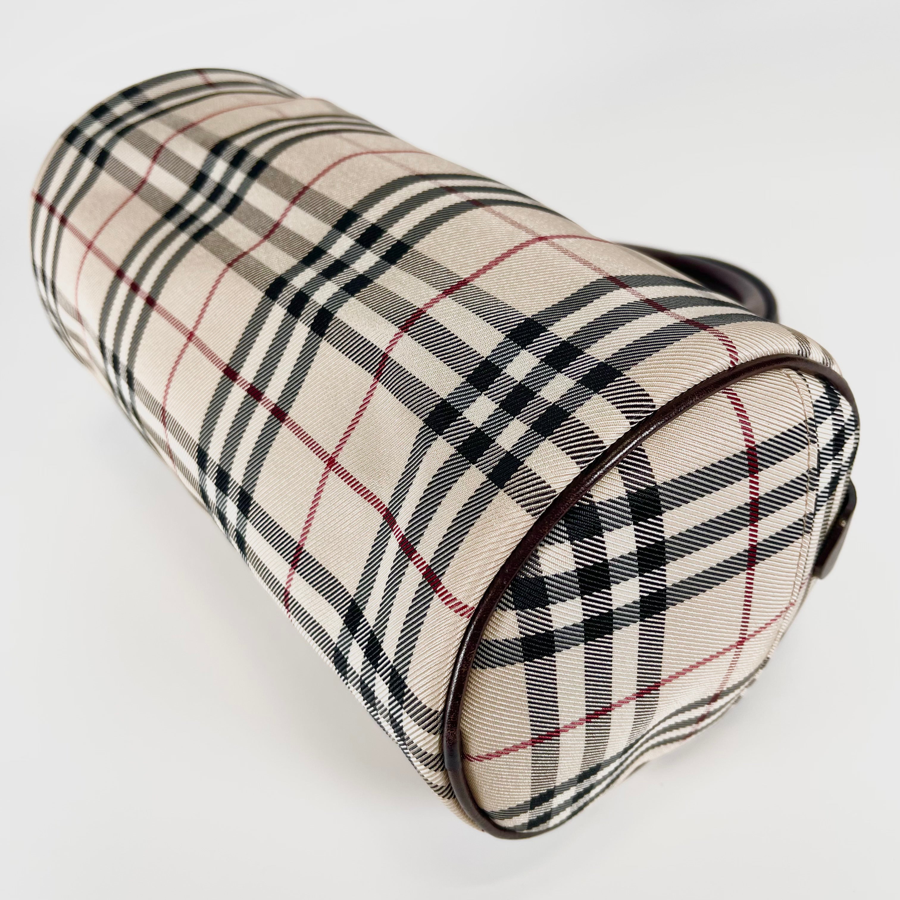 2601 secondhand BURBERRY check hand bag