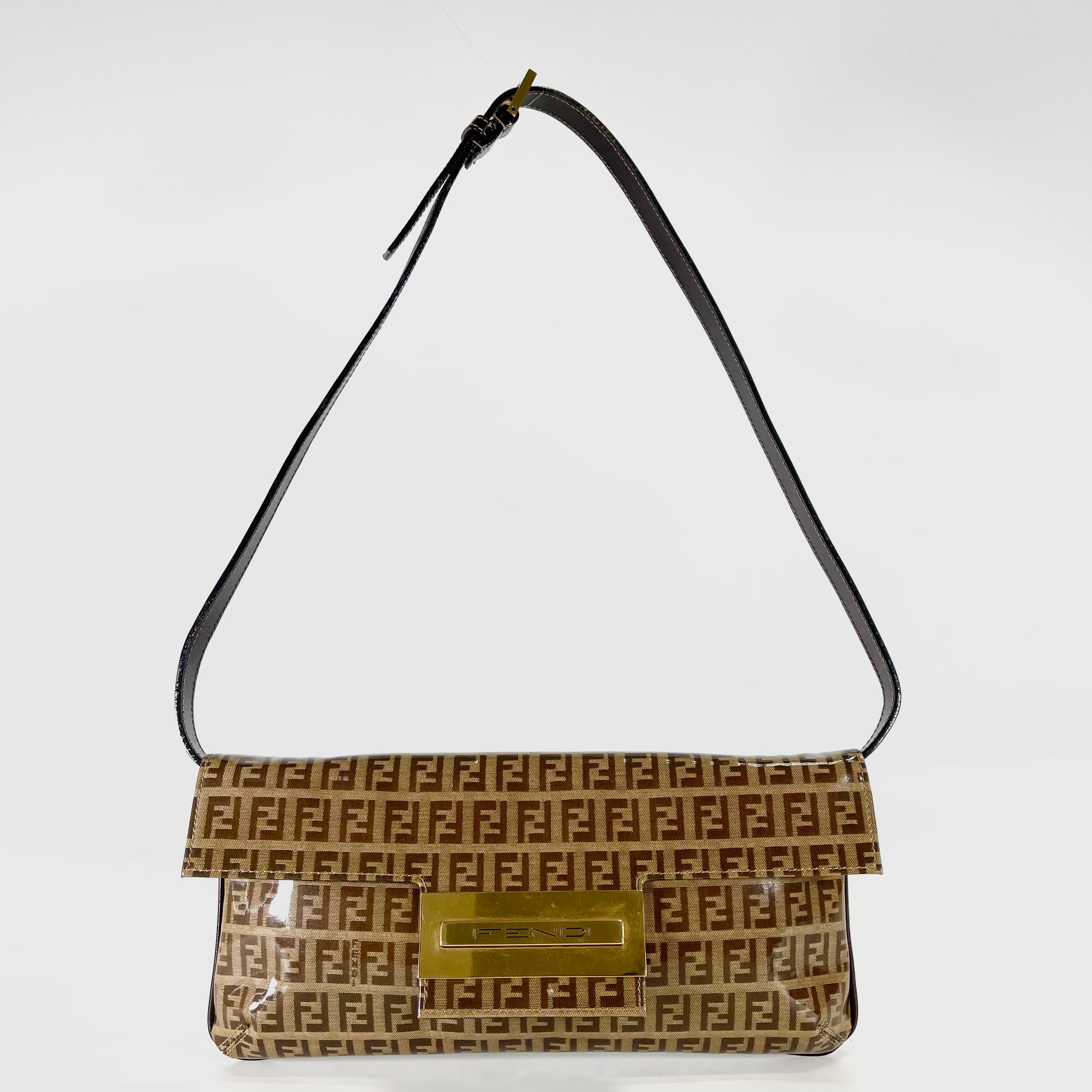 2602 secondhand FENDI Zucchino Shoulder bag