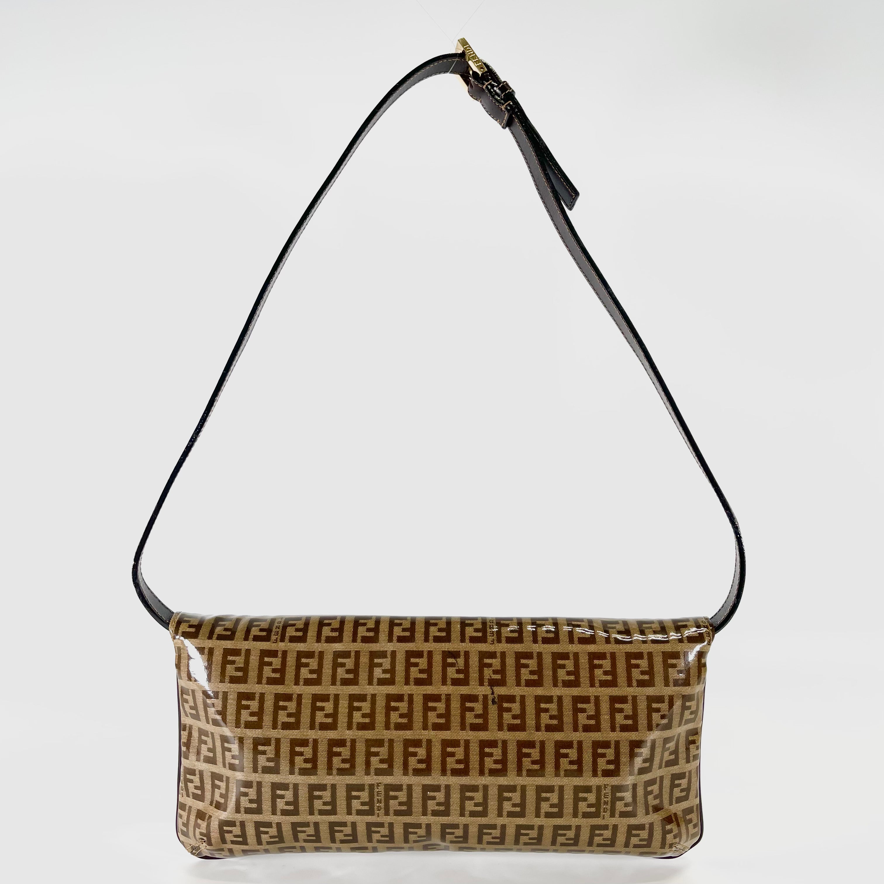 2602 secondhand FENDI Zucchino Shoulder bag