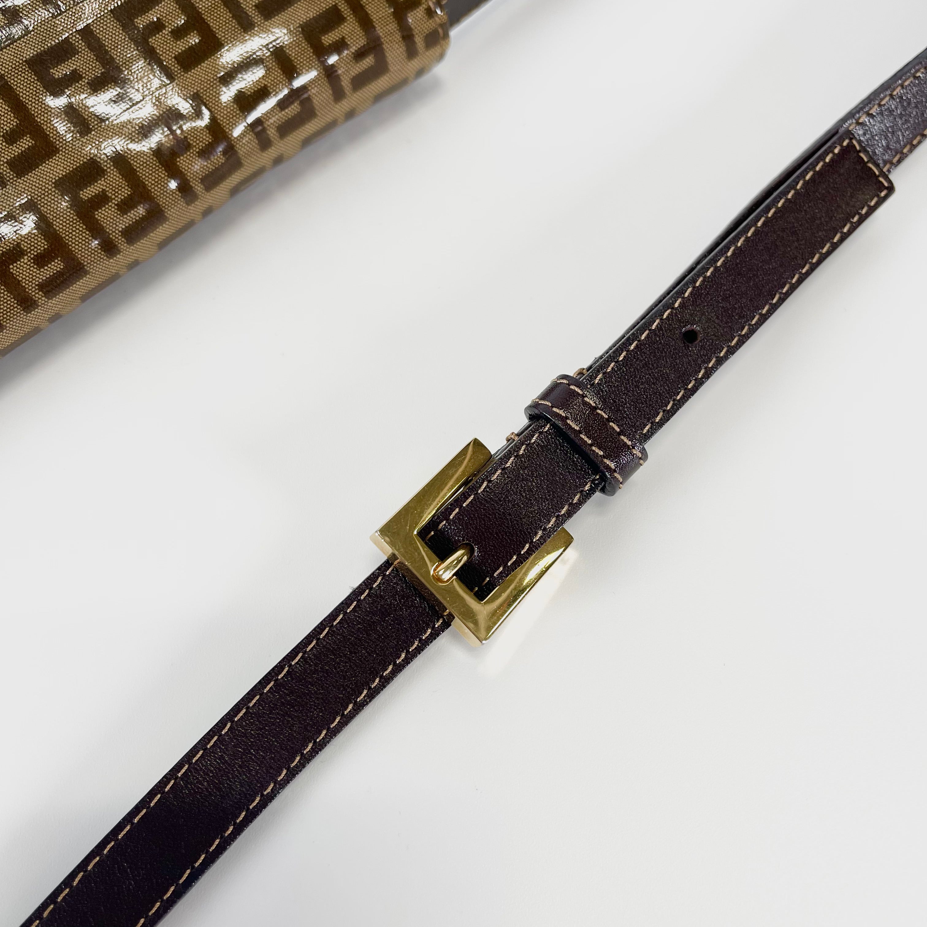 2602 secondhand FENDI Zucchino Shoulder bag
