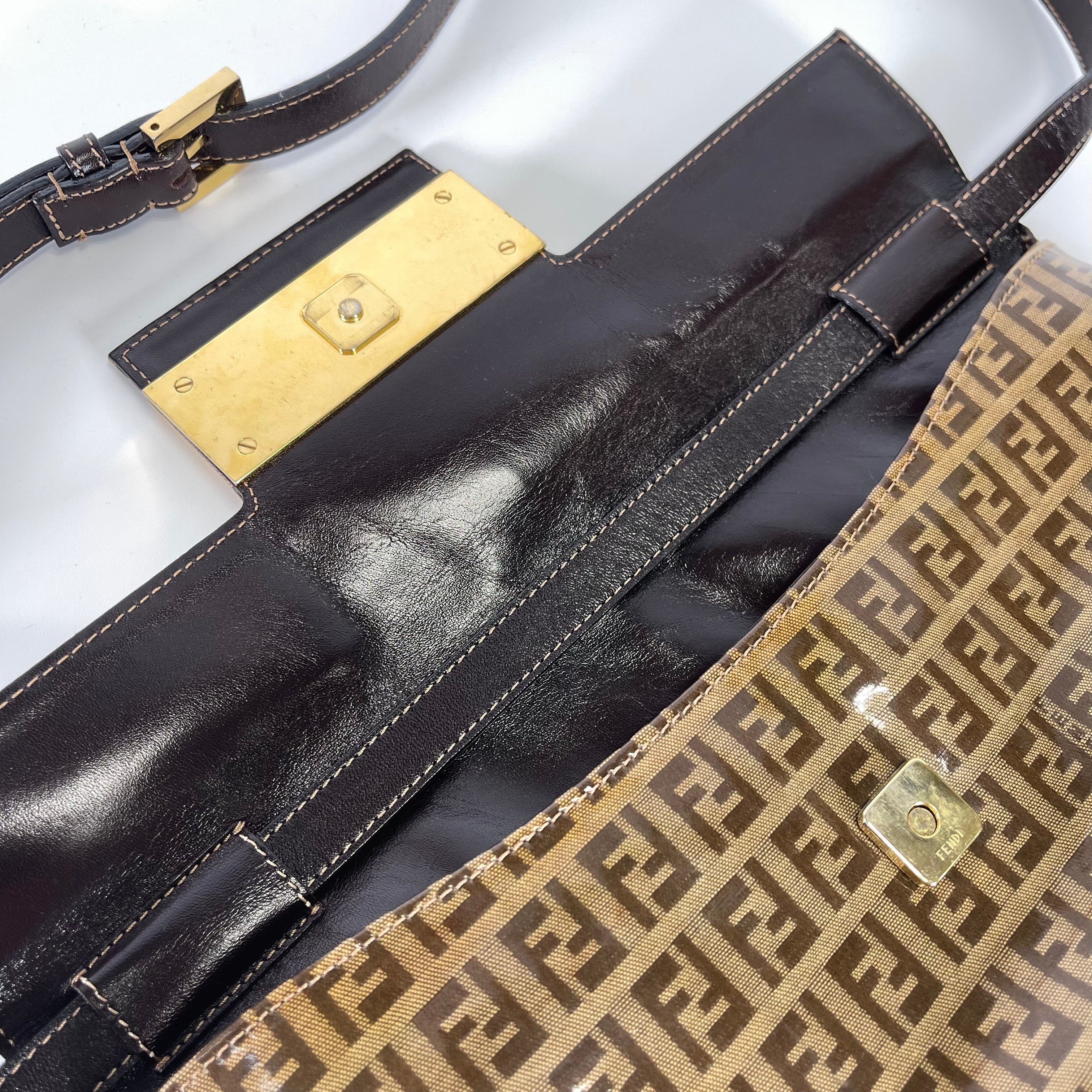 2602 secondhand FENDI Zucchino Shoulder bag