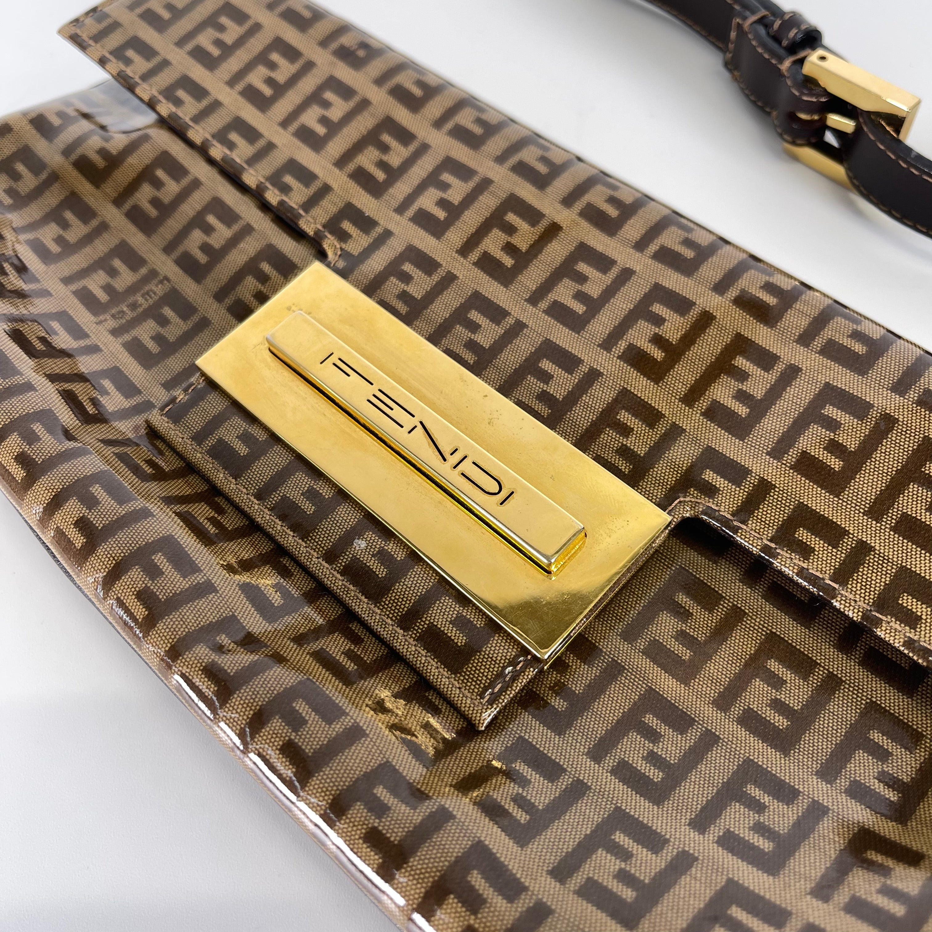 2602 secondhand FENDI Zucchino Shoulder bag