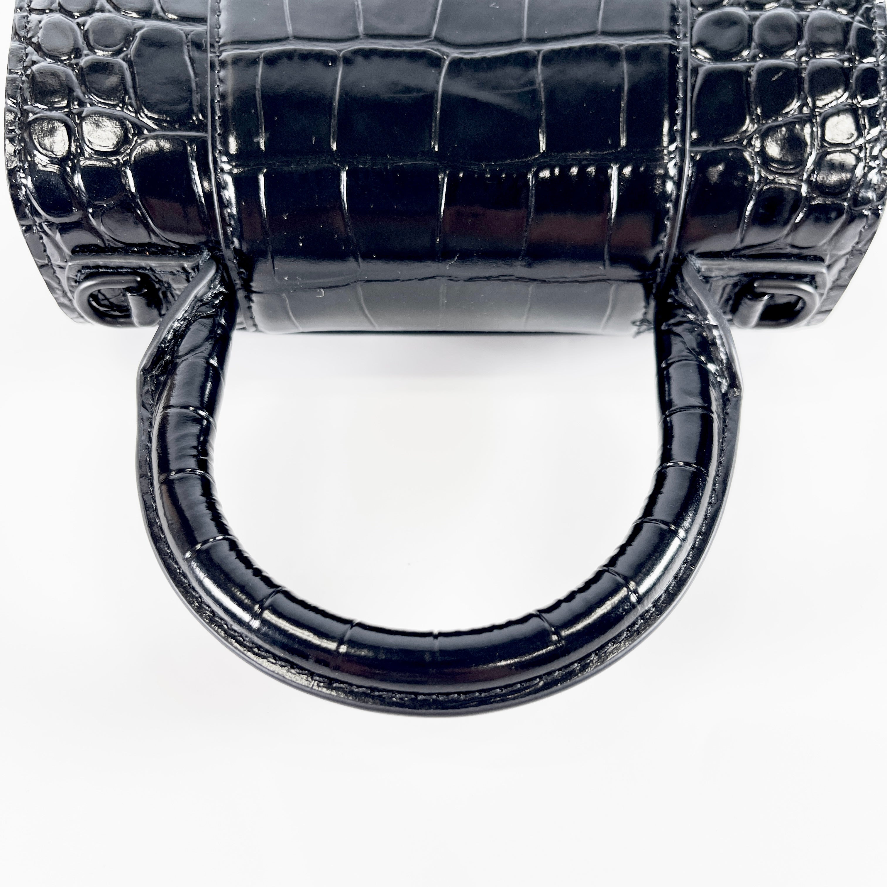 2603 secondhand BALENCIAGA Hourglass black Embossed