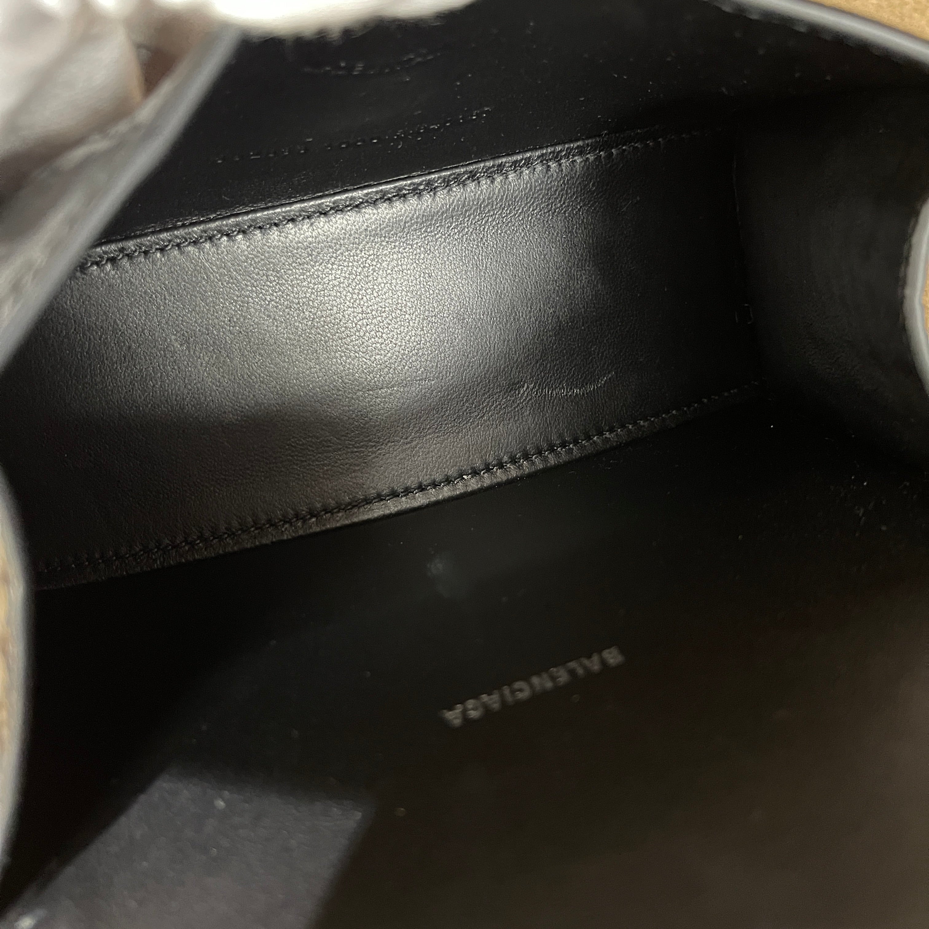 2603 secondhand BALENCIAGA Hourglass black Embossed