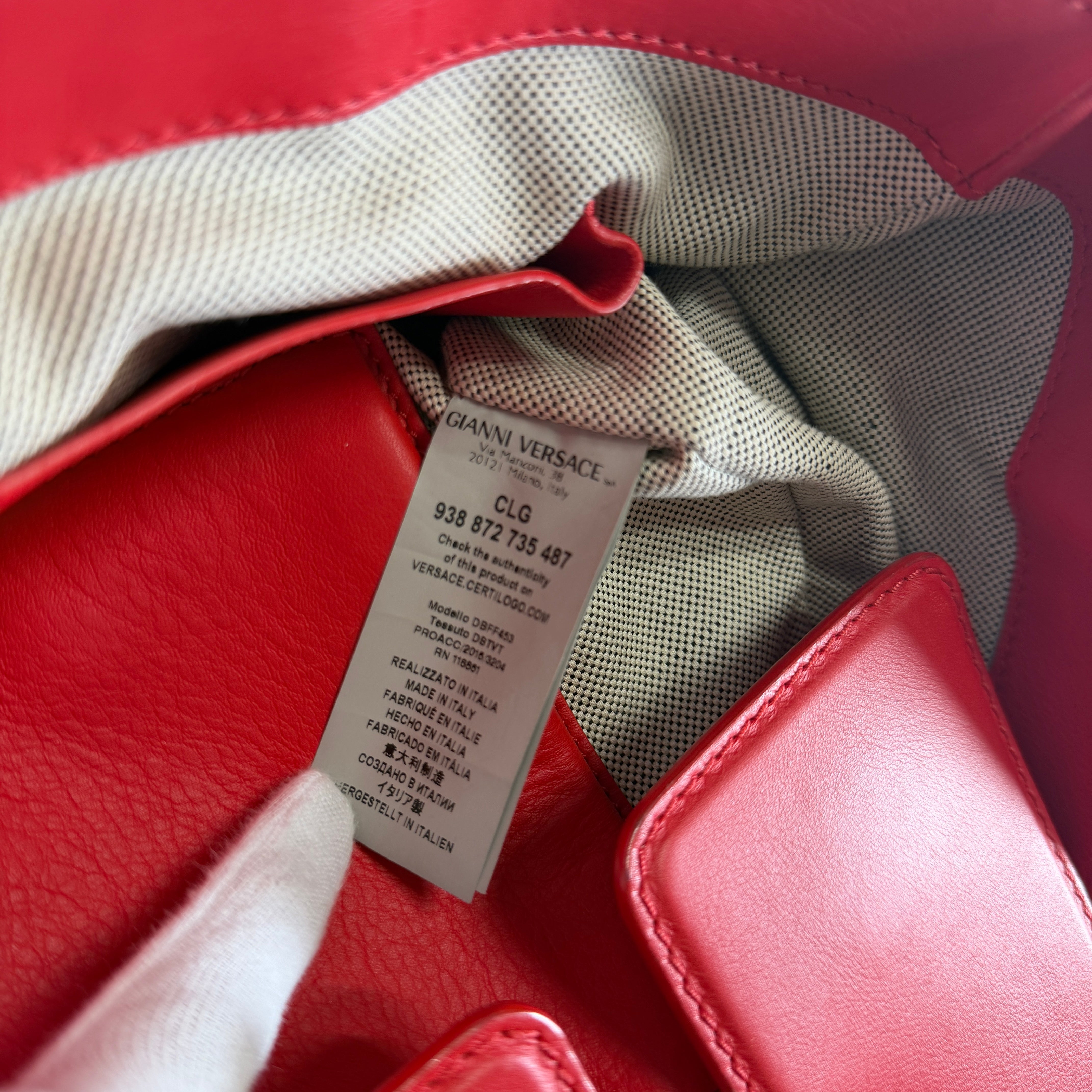 2605 secondhand VERSACE Medusa 2Way bag