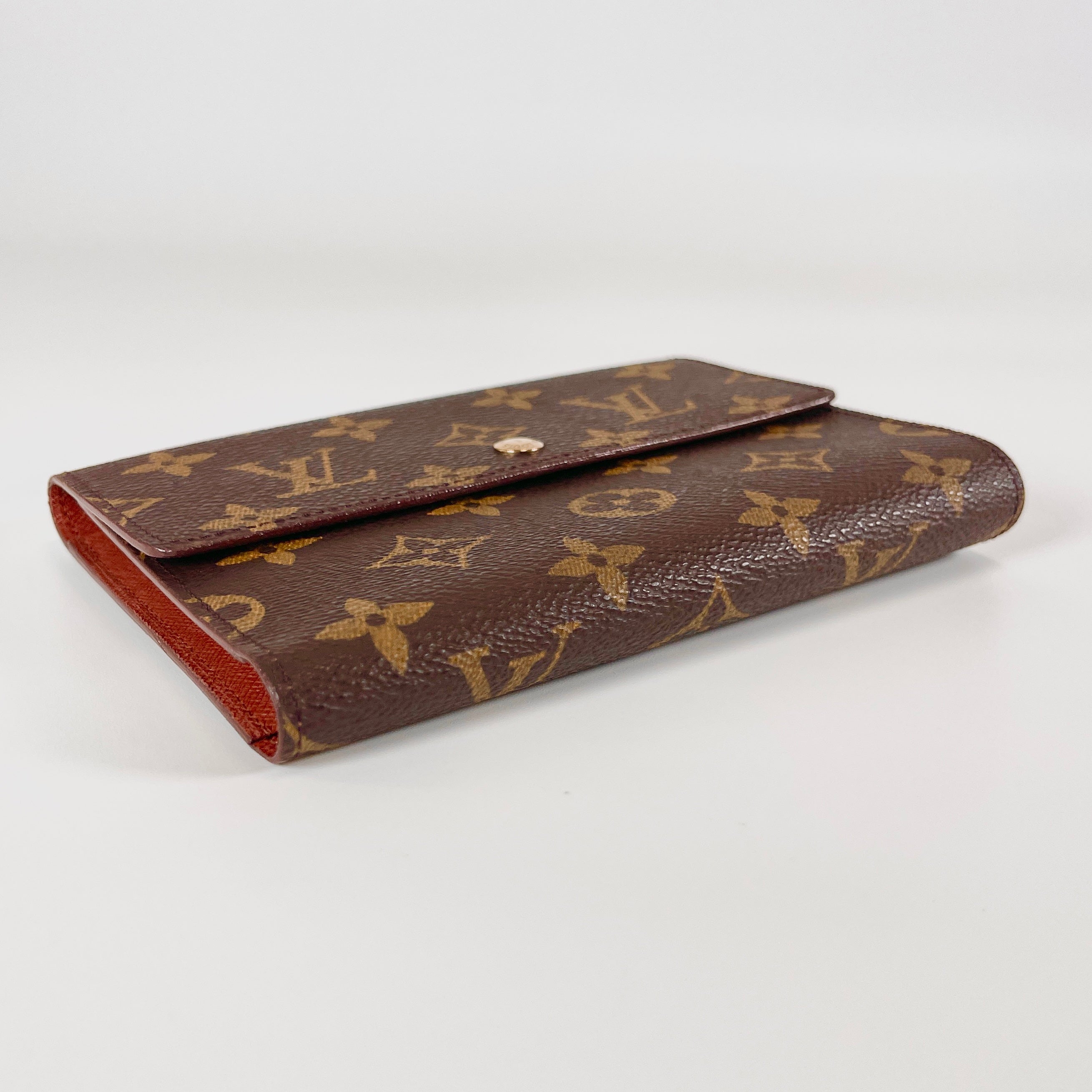 2603 secondhand LV Wallet M61202 Porto Tre Zoll Etui Papier SP0997 80