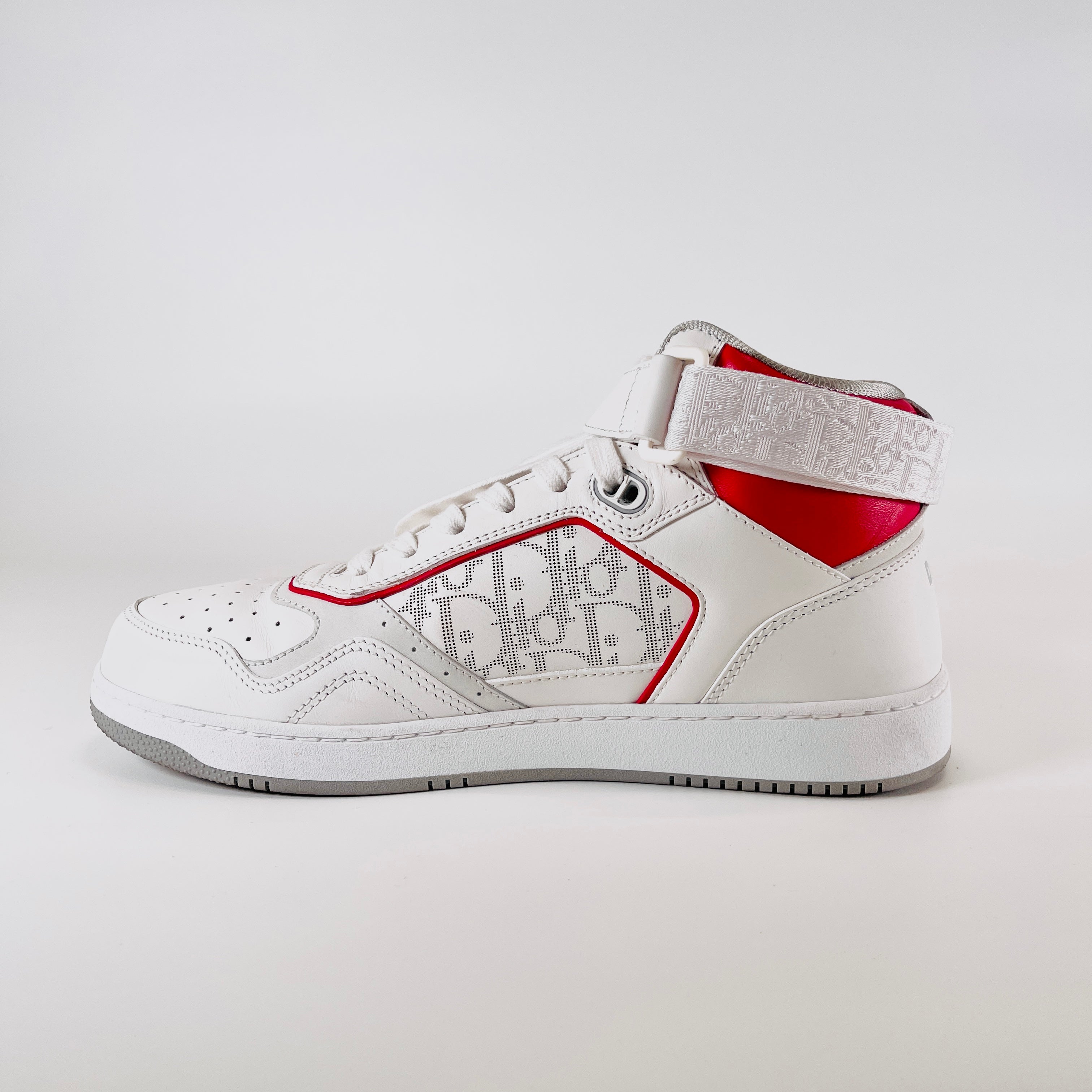 2606 secondhand CD B27 leather Ikat sneakers 43 Men's Red × white SC0321 of leak Kuro strap Ini