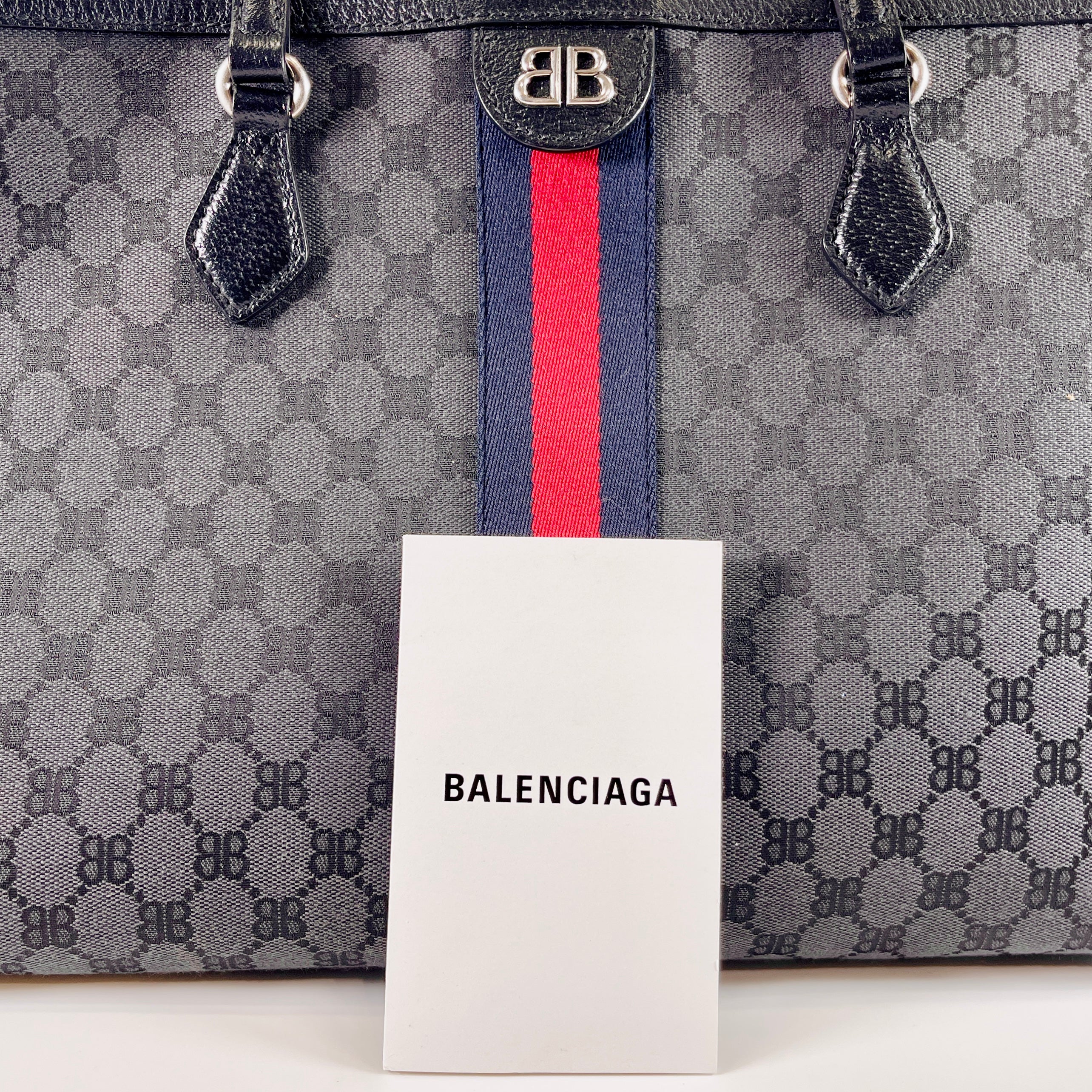 2507 Gucci BALENCIAGA Tote Bag Black
