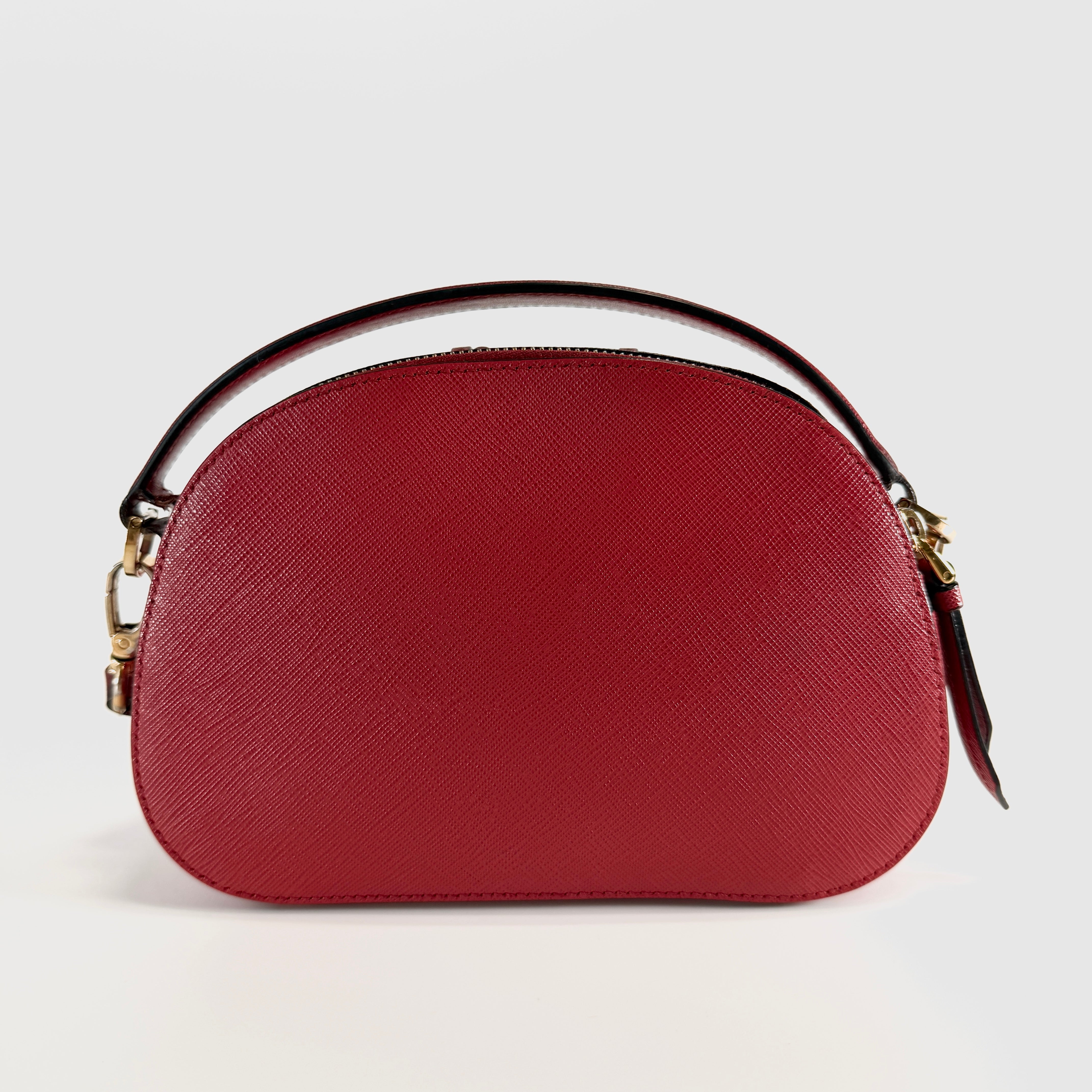 2607 secondhand PRADA mini shoulder Red