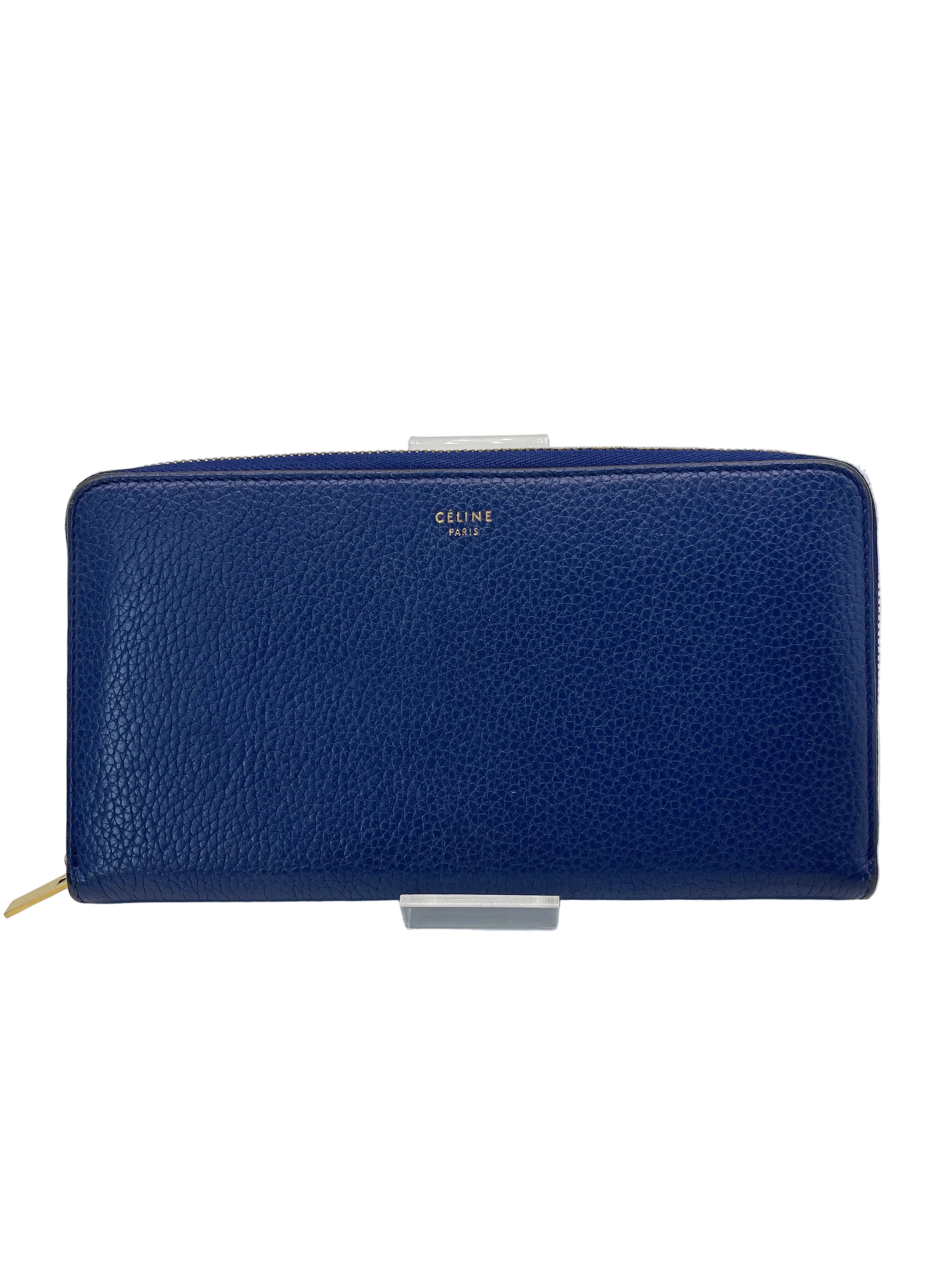 2508 CELINE Wallet Celine Round Zipper Long Wallet