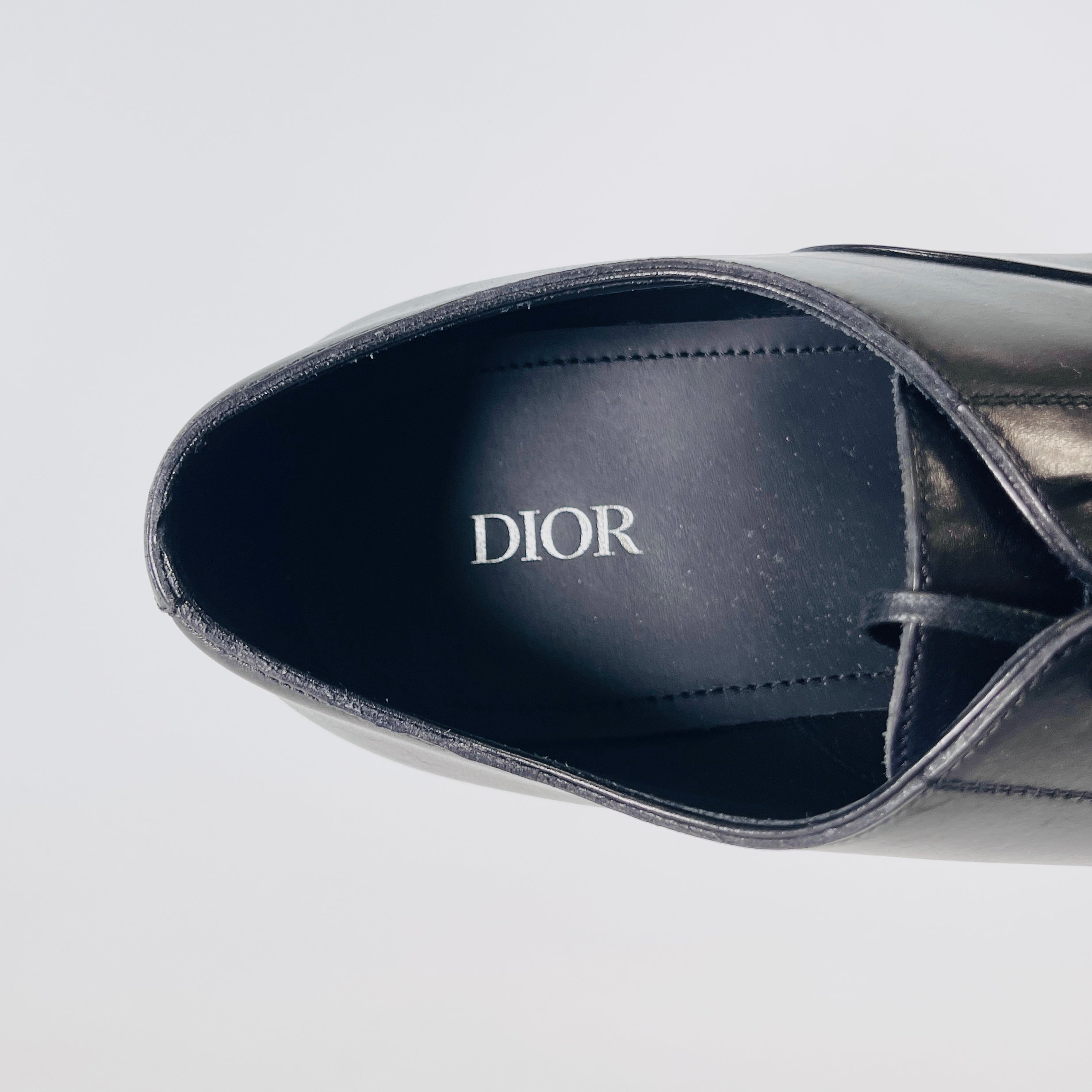 2602 secondhand CD leather shoes / Loafers