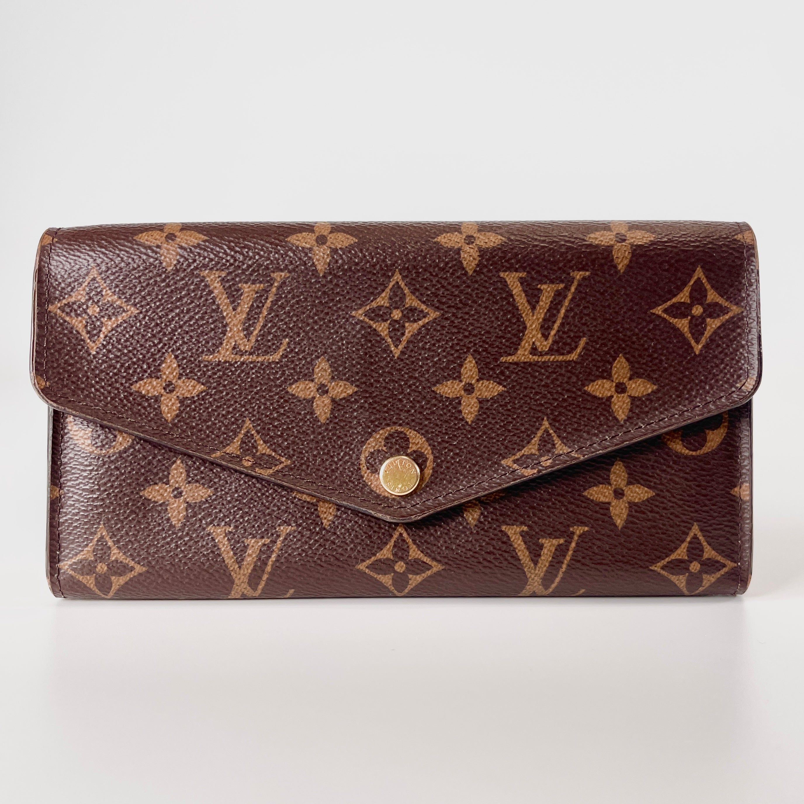 2603 secondhand LV Monogram ★ Portefeuille Sarah Rose Ballerina