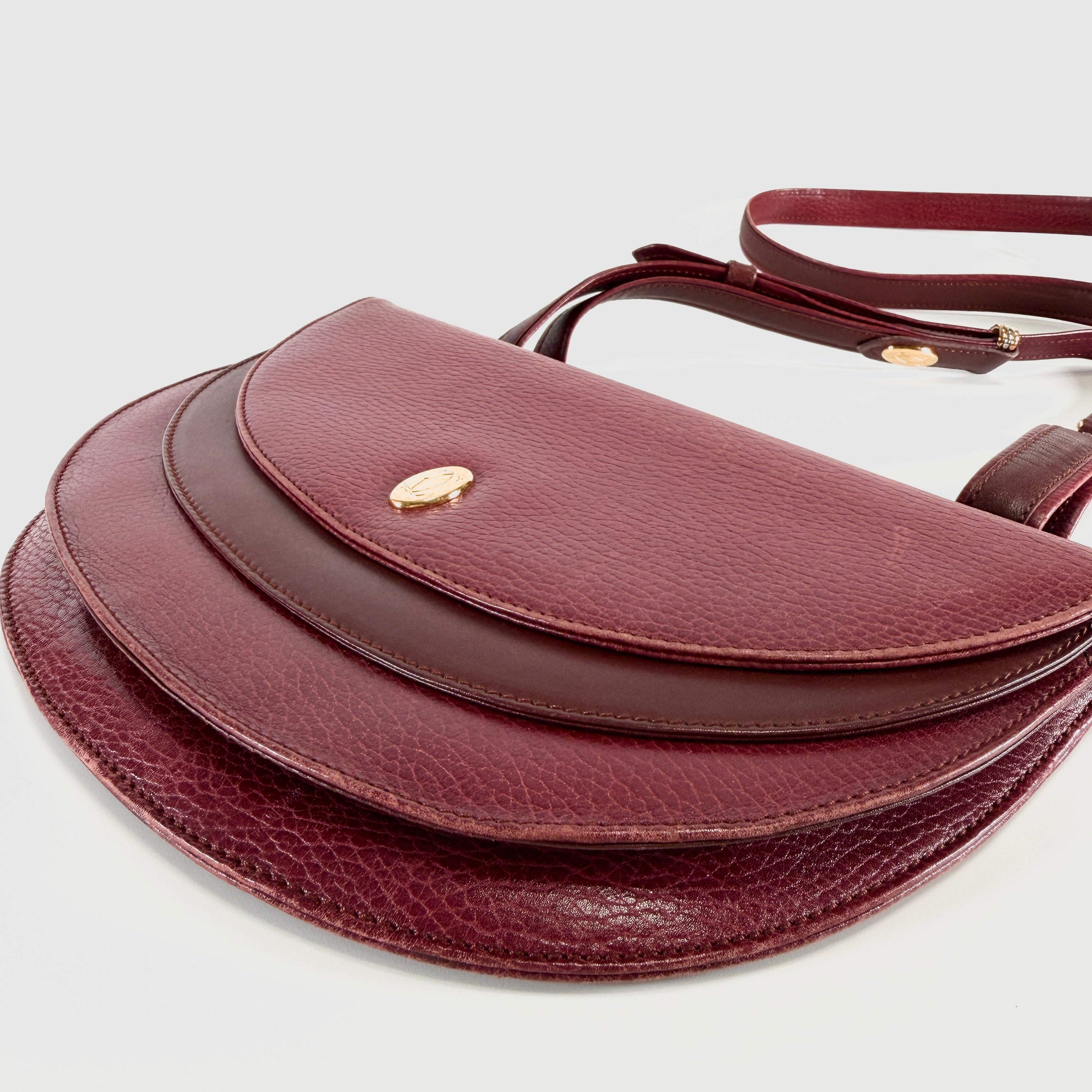 2606 secondhand CARTIER mustline Shoulder bag