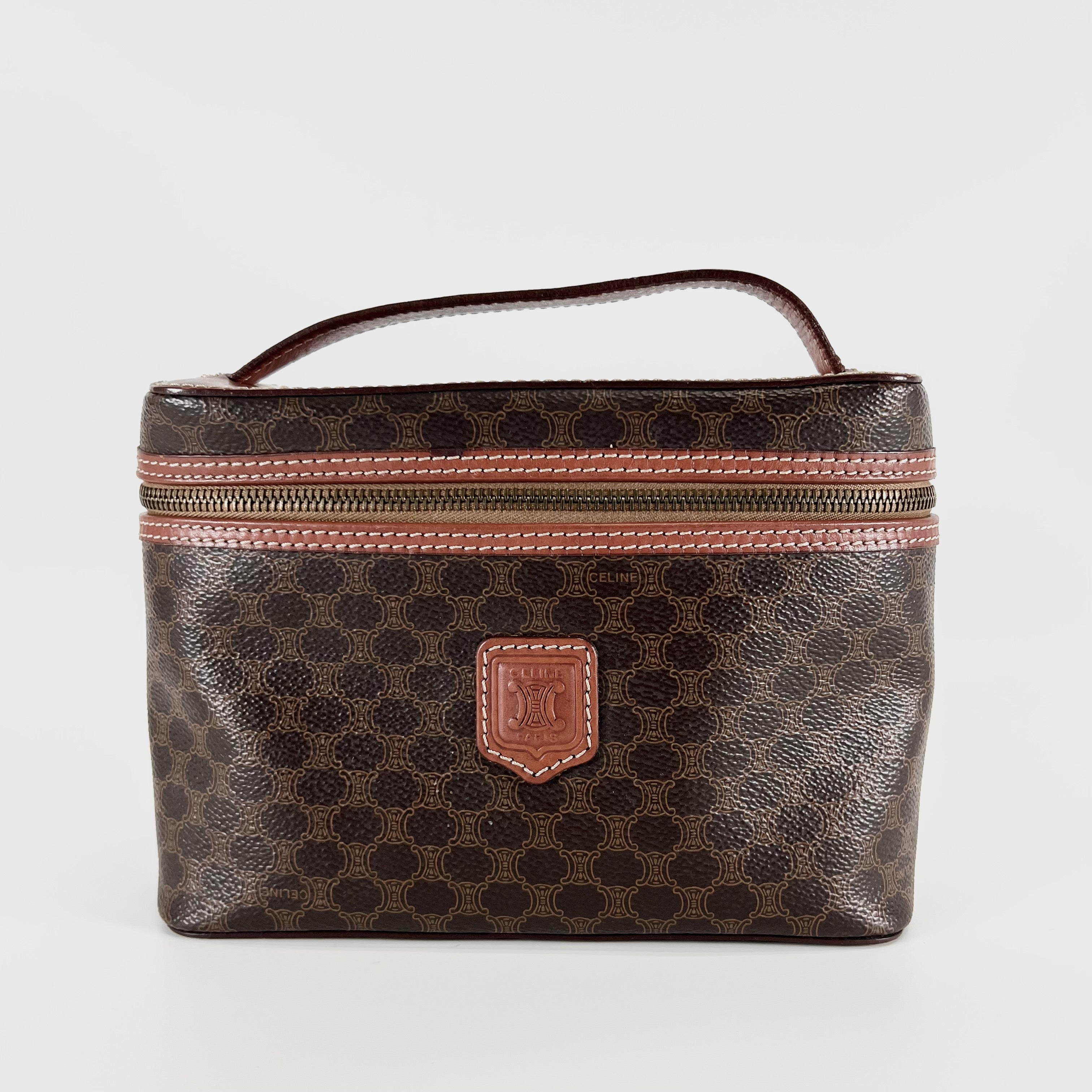 2606 secondhand CELINE Macadam Vanity bag