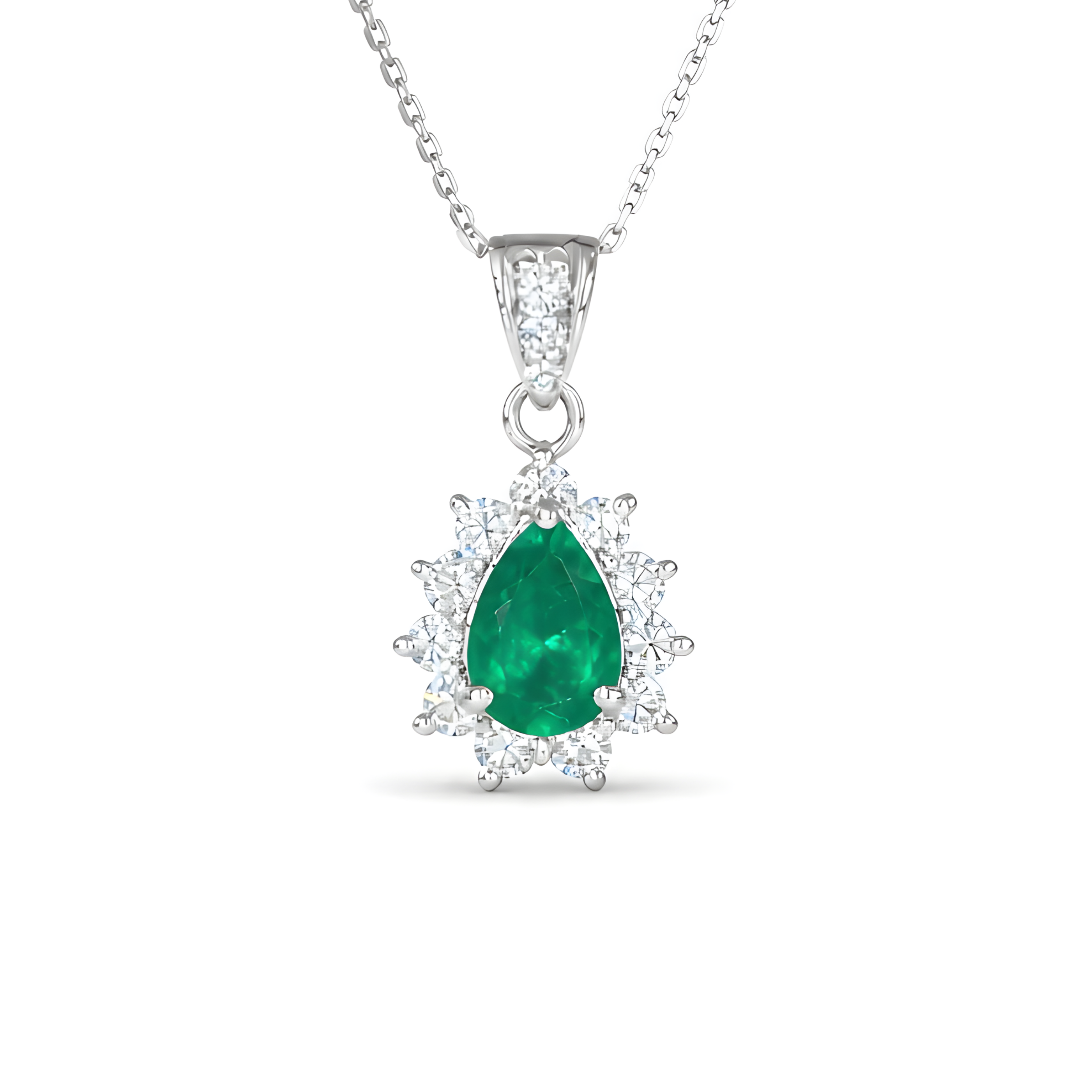 2604 secondhand K18WG E0.55ct/D0.31ct 3ｇ
