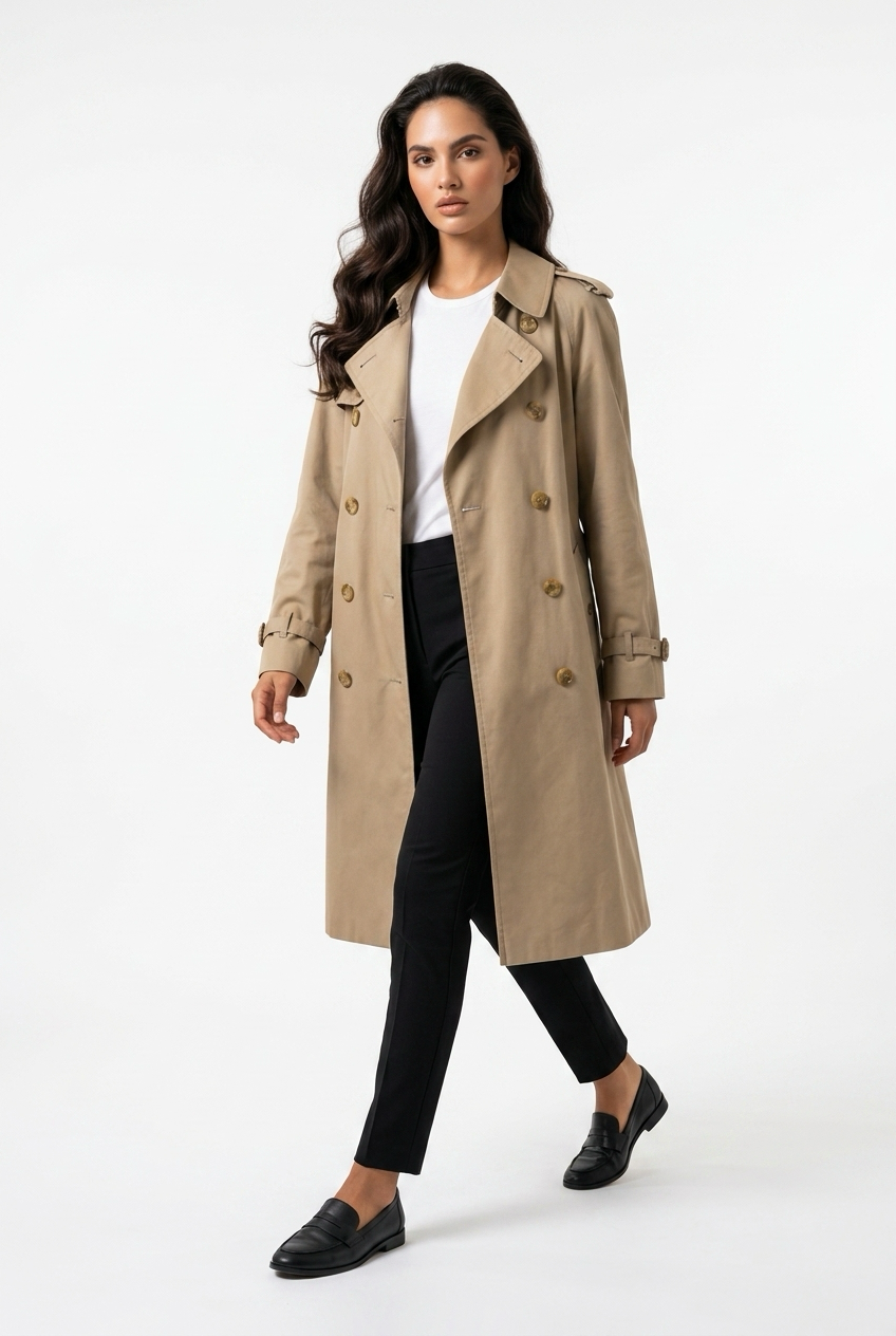 2606 secondhand BURBERRY coat beige