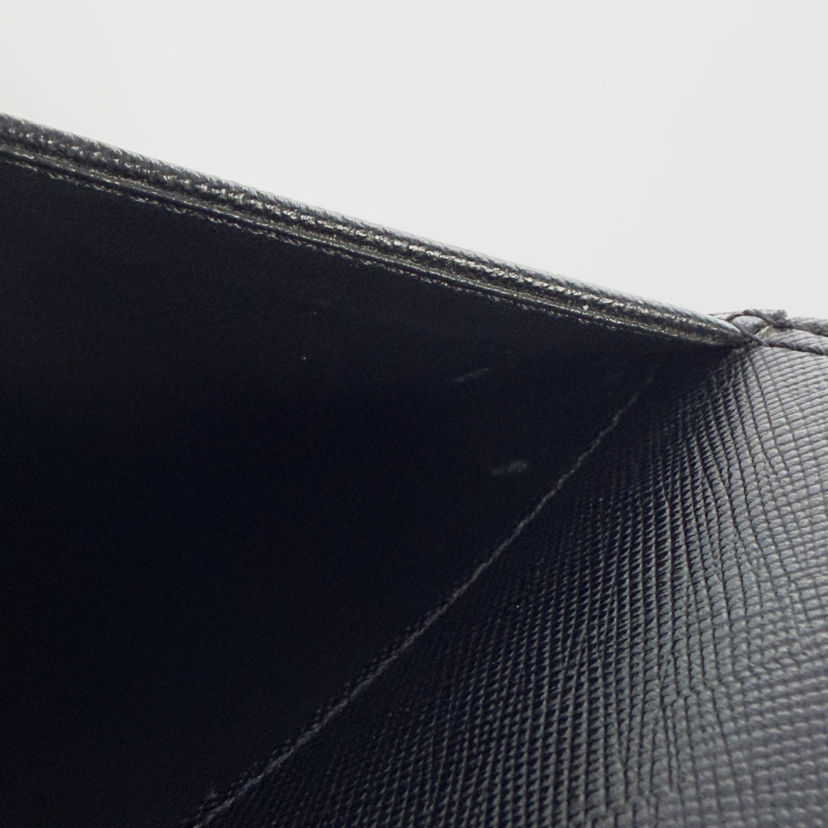 2607 secondhand SAINTLAURENT business bag / Clutch bag logo bar