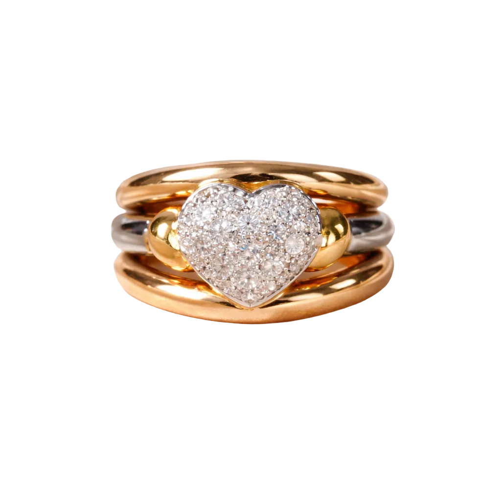2604 K18 Ring Diamond 9.2g