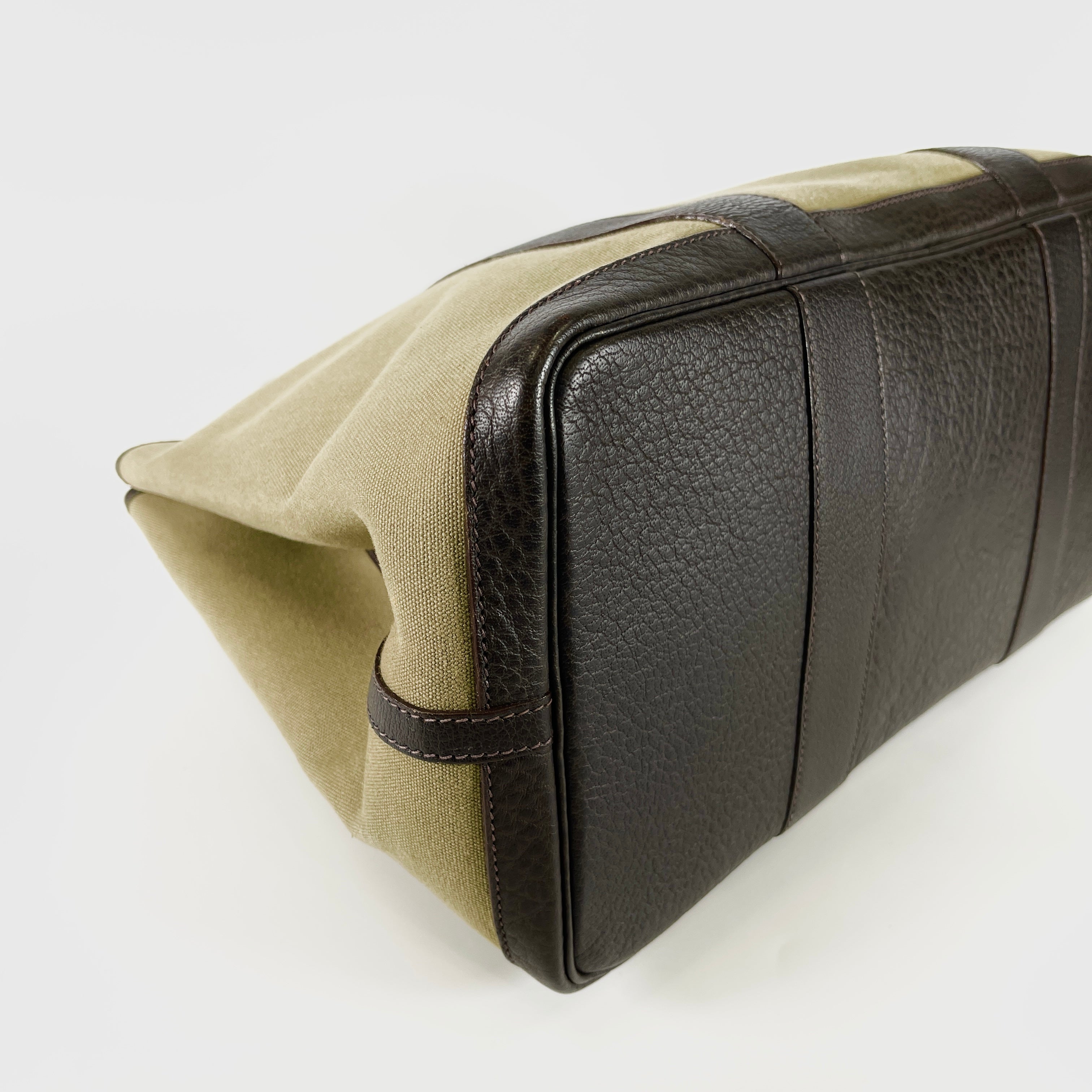 2605 secondhand HERMES brand bag Garden Party PM F Khaki