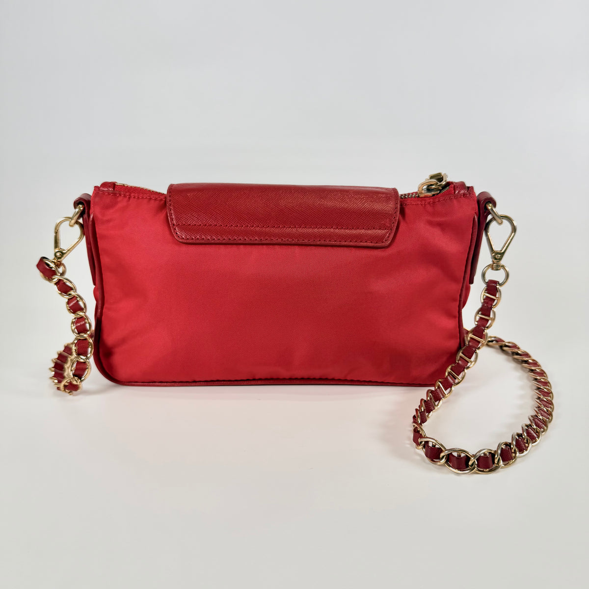 2607 secondhand PRADA nylon Shoulder bag