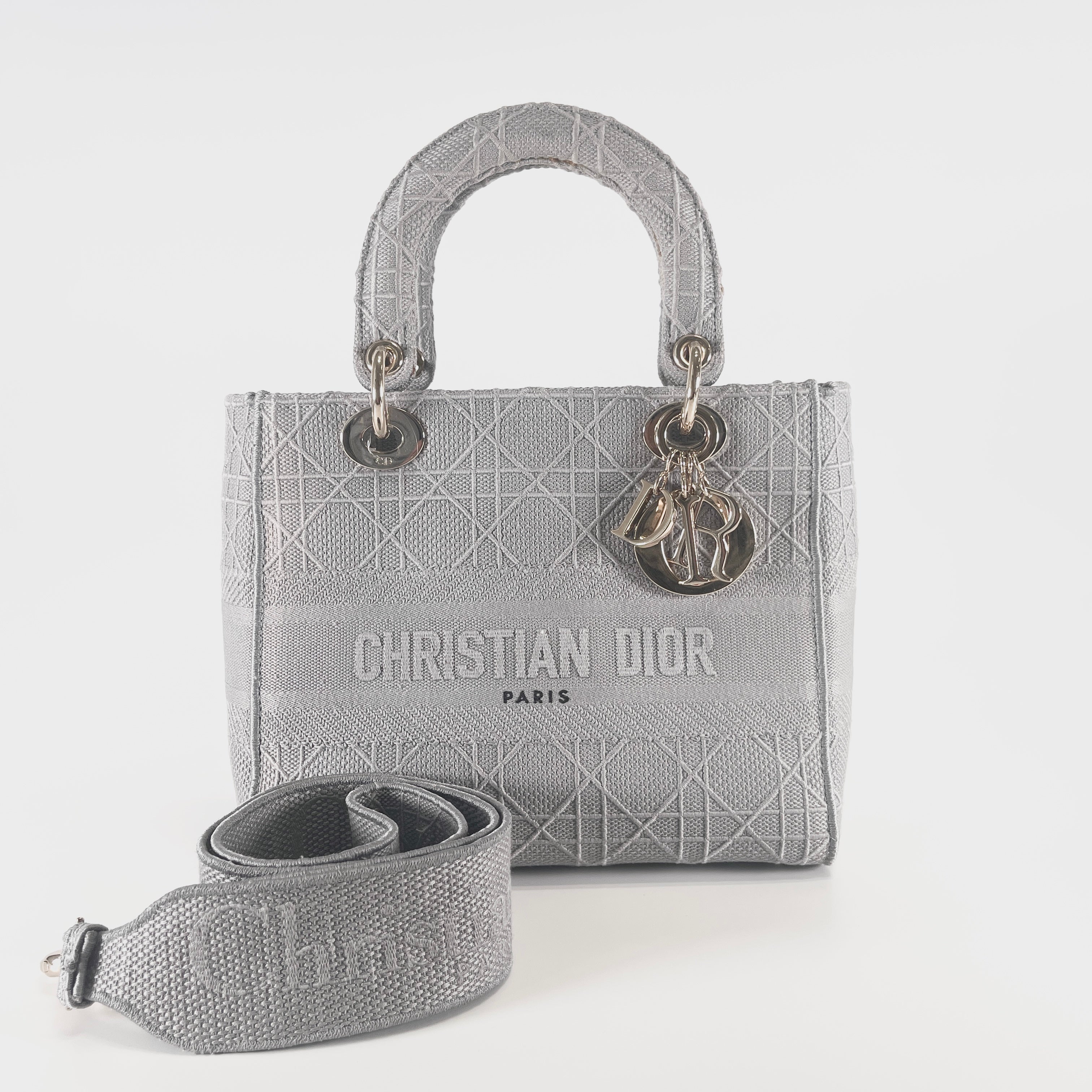 2604 secondhand CD 2WAY Cannage canvas gray