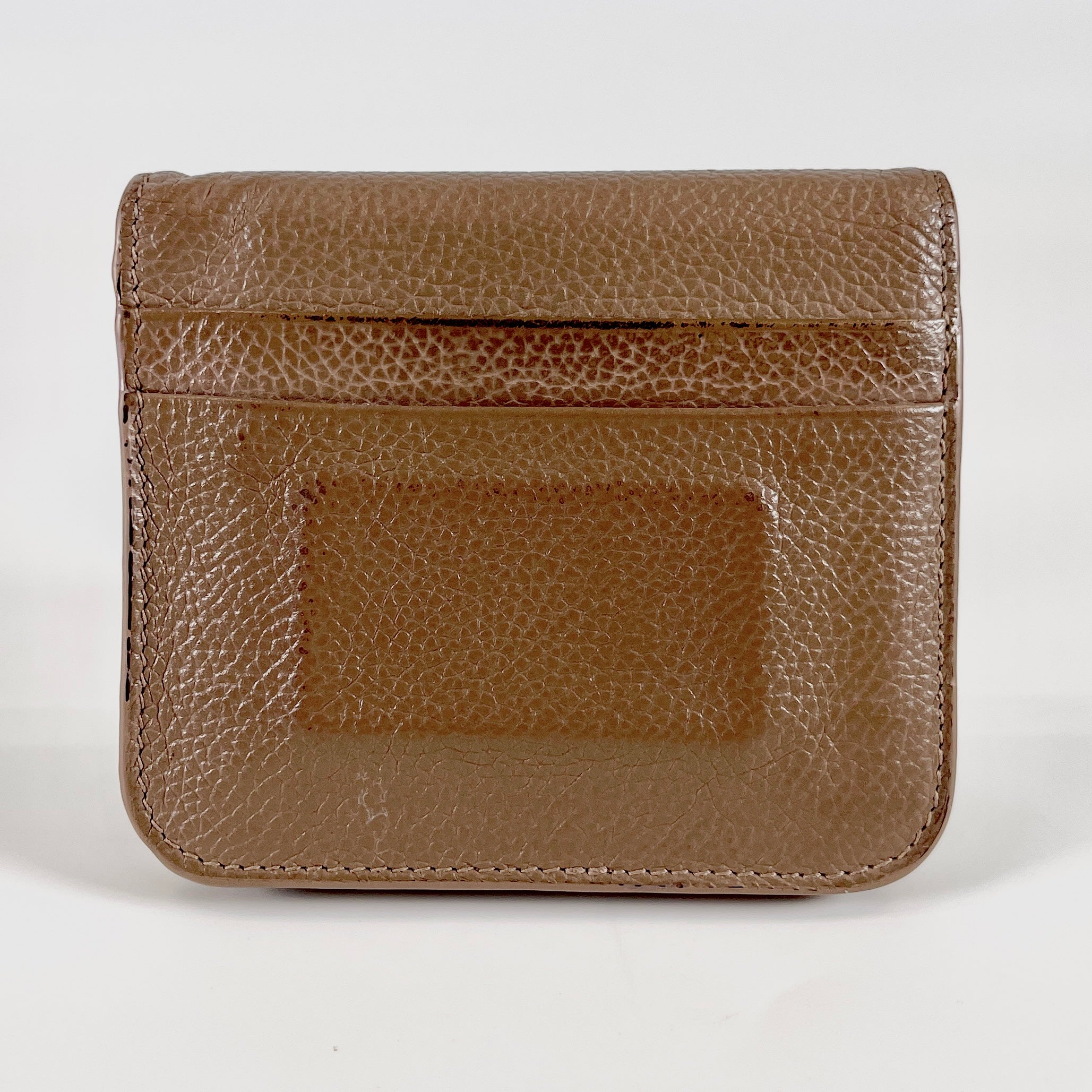 2603 secondhand BALENCIAGA logo Bifold wallet