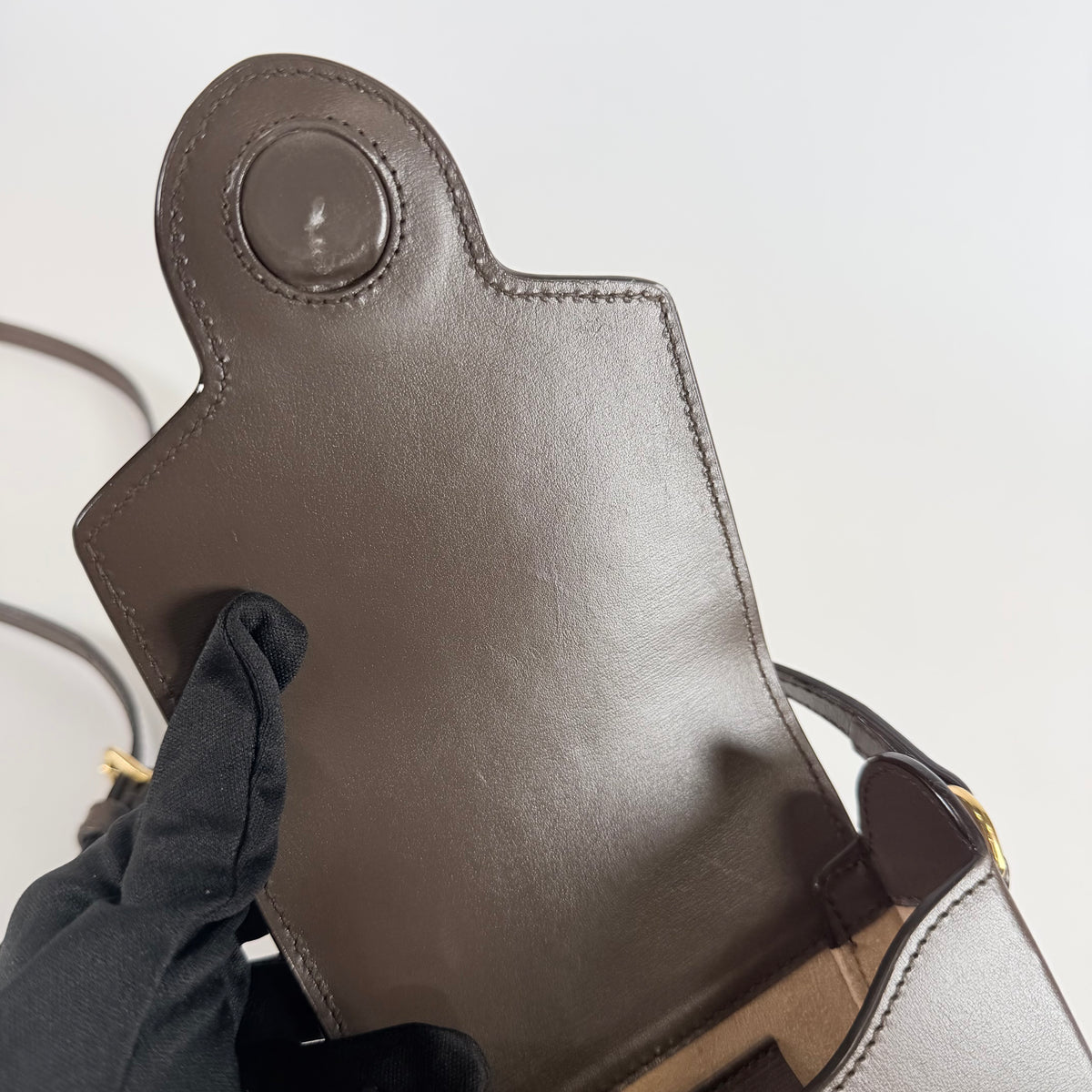 2608 secondhand GUCCI Horsebit Shoulder Bag