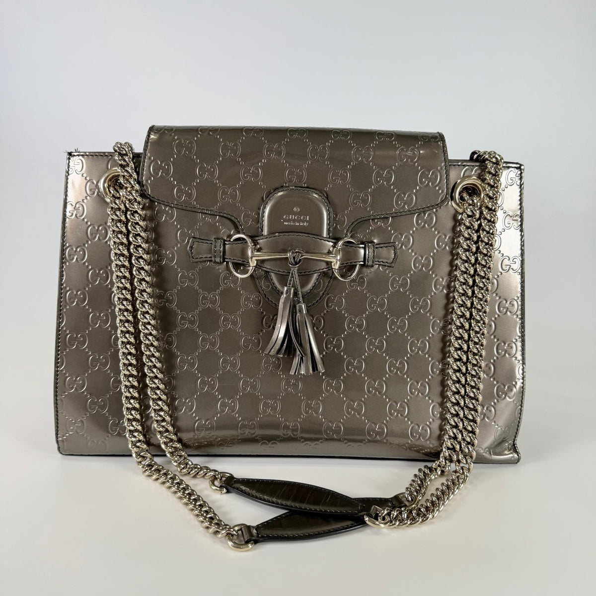 Used Shoulder Bag Emily Medium Chain Shoulder Bag