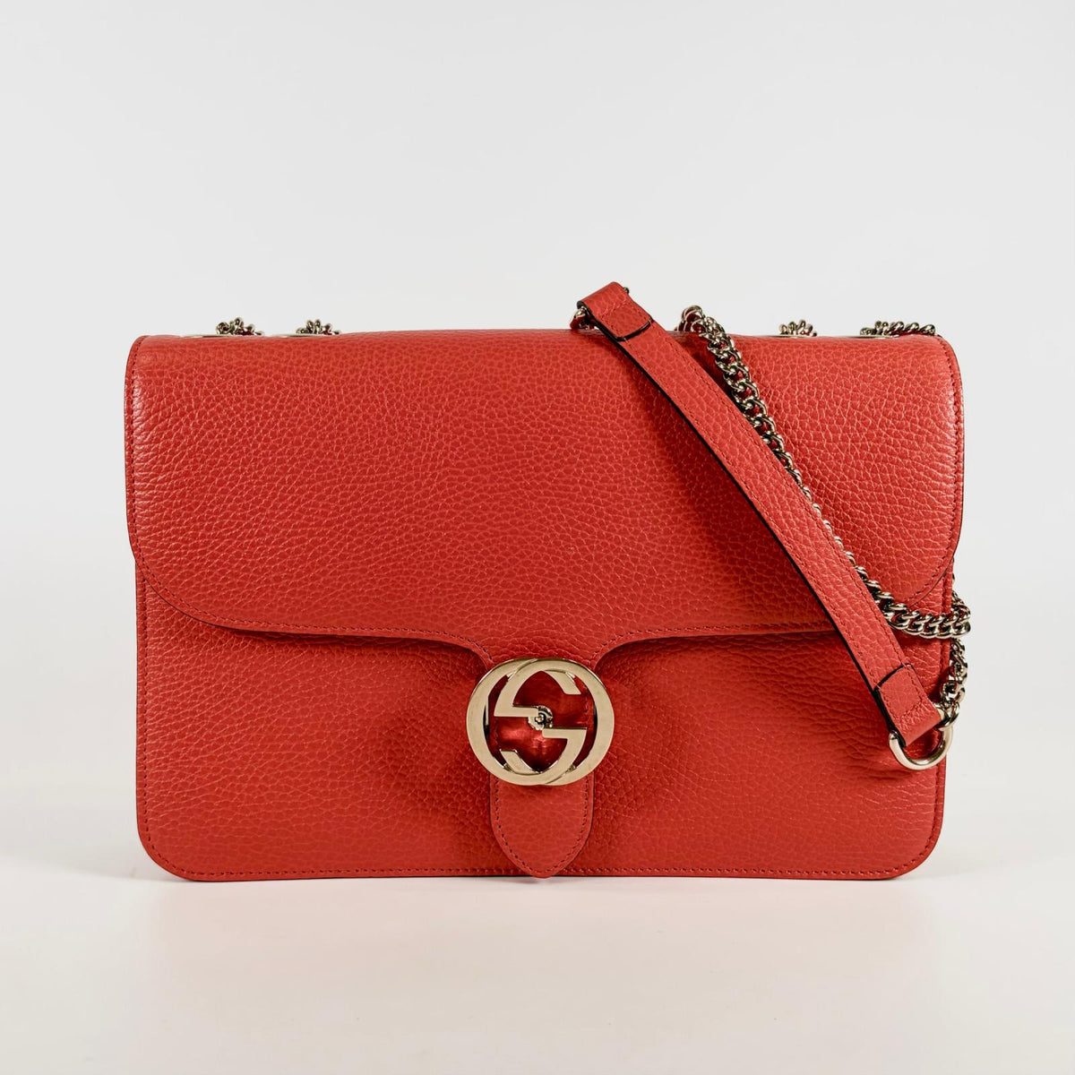 Used Shoulder Bag Interlocking G