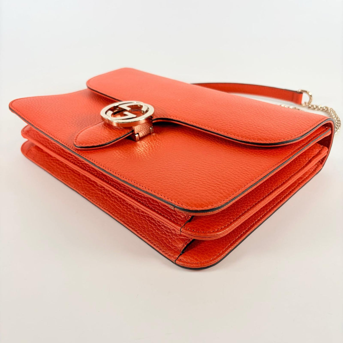 Used Shoulder Bag Interlocking G