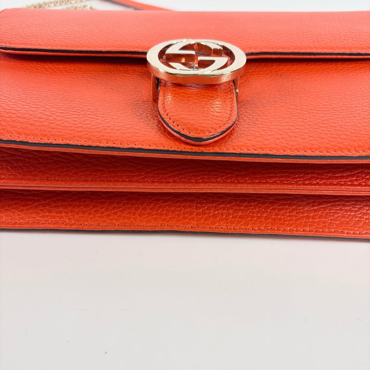 Used Shoulder Bag Interlocking G
