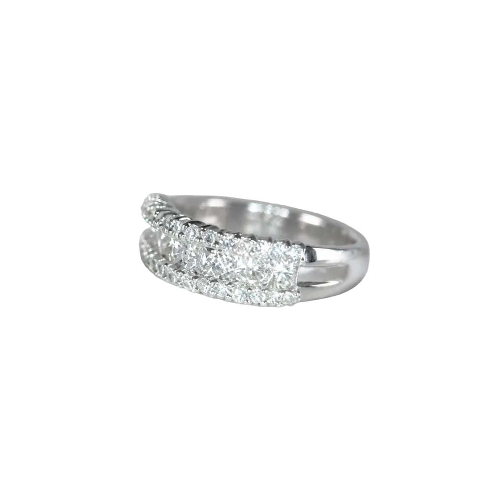 2605 secondhand Pt900 ring D0.82ct 5.7g #12