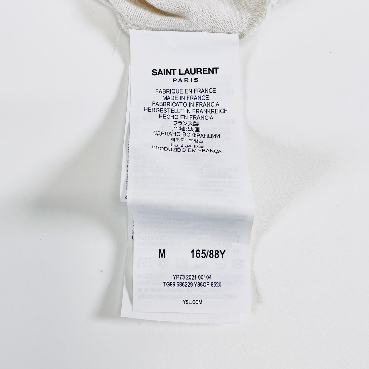 2606 secondhand SAINTLAURENT T shirt #M