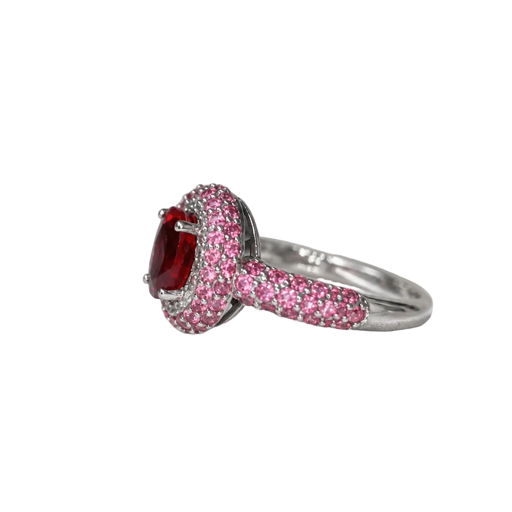 2606 secondhand K18WG S1.16ct/D0.10ct 5.45ｇ