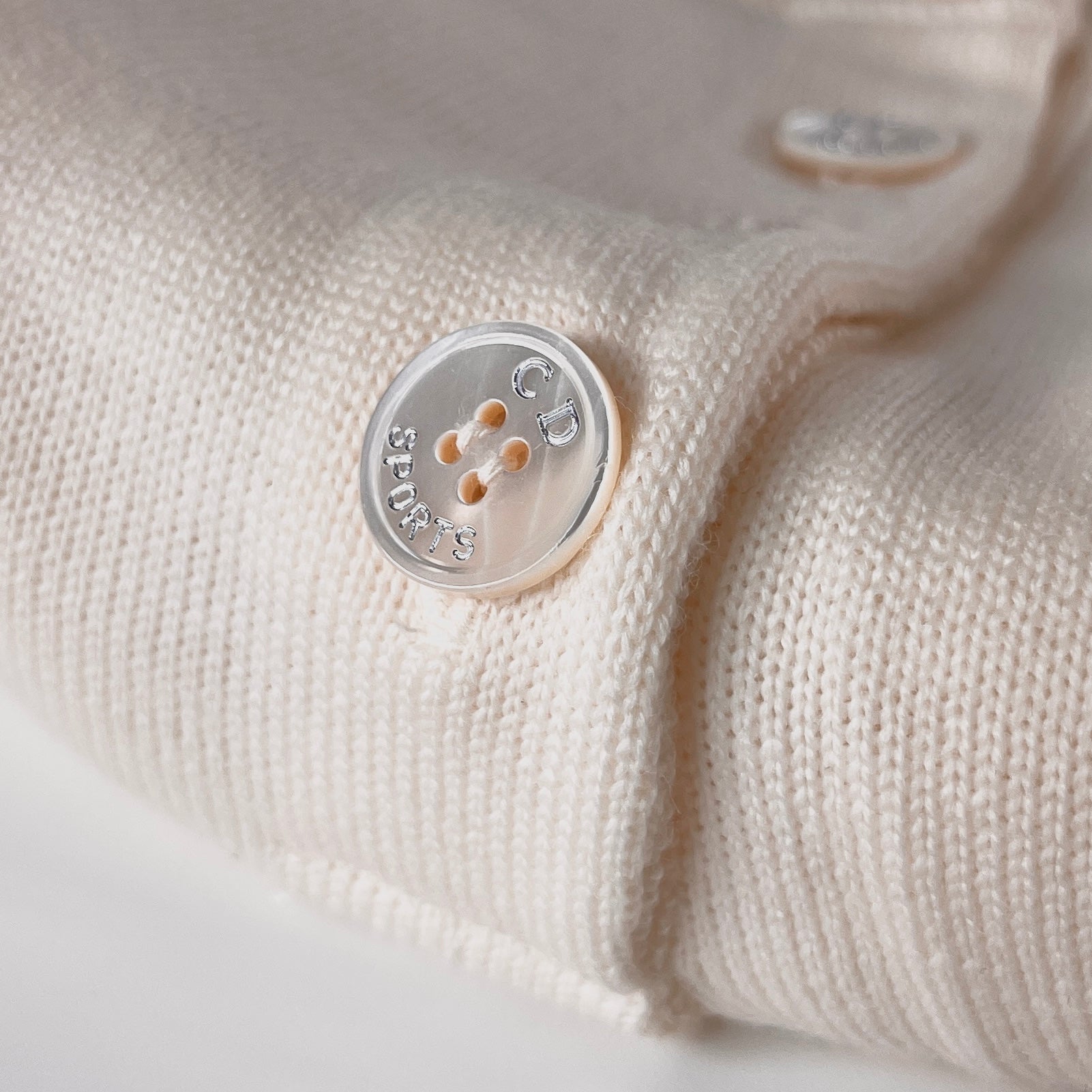 2606 secondhand CD knit sweater Unused tag With Tops