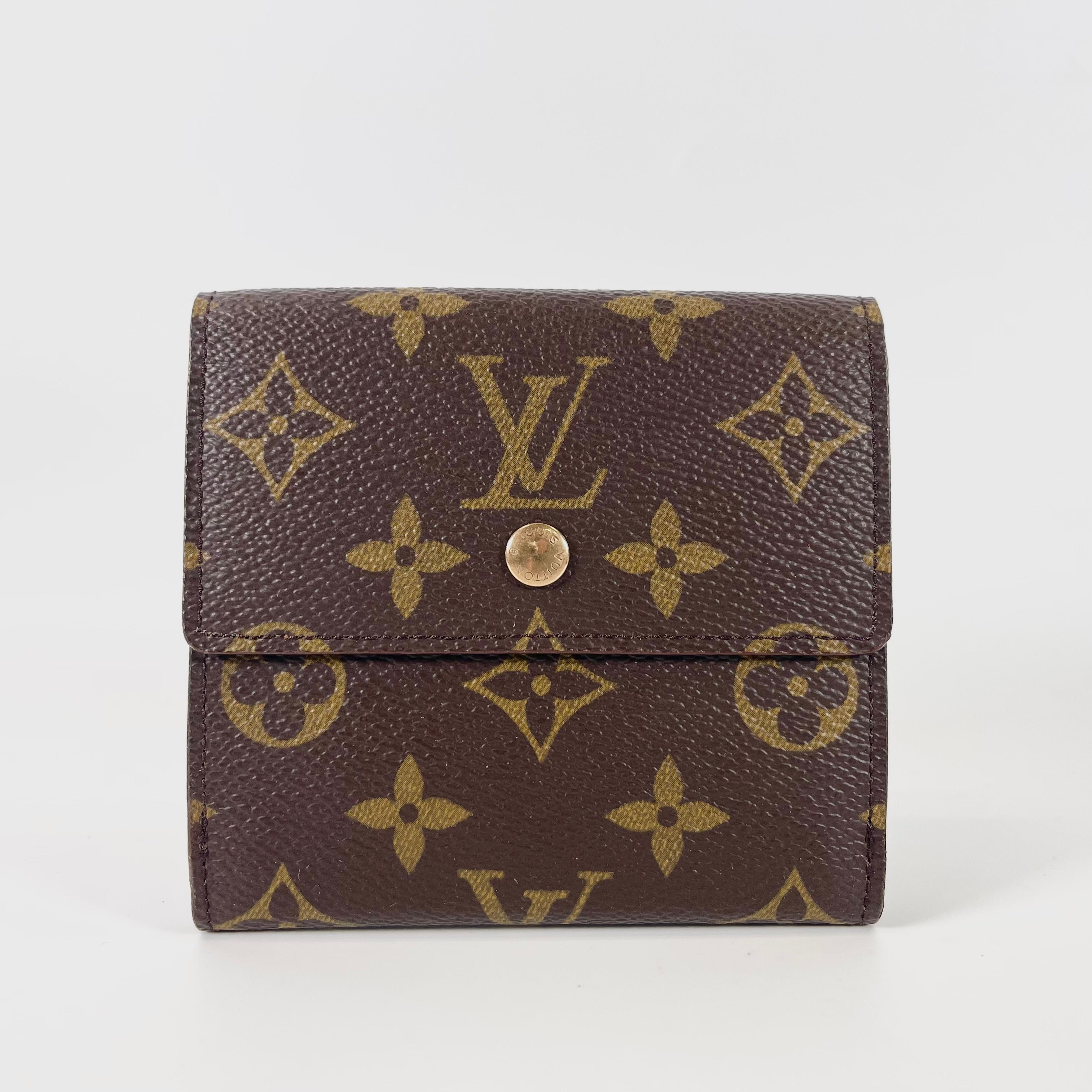 2601 Louis Vuitton Monogram Port Monnaie Bigelow cult Credit M61652 TH0955