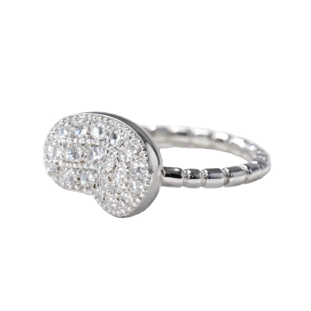 2605 secondhand Pt900 ring D0.79ct 8.8g FREE