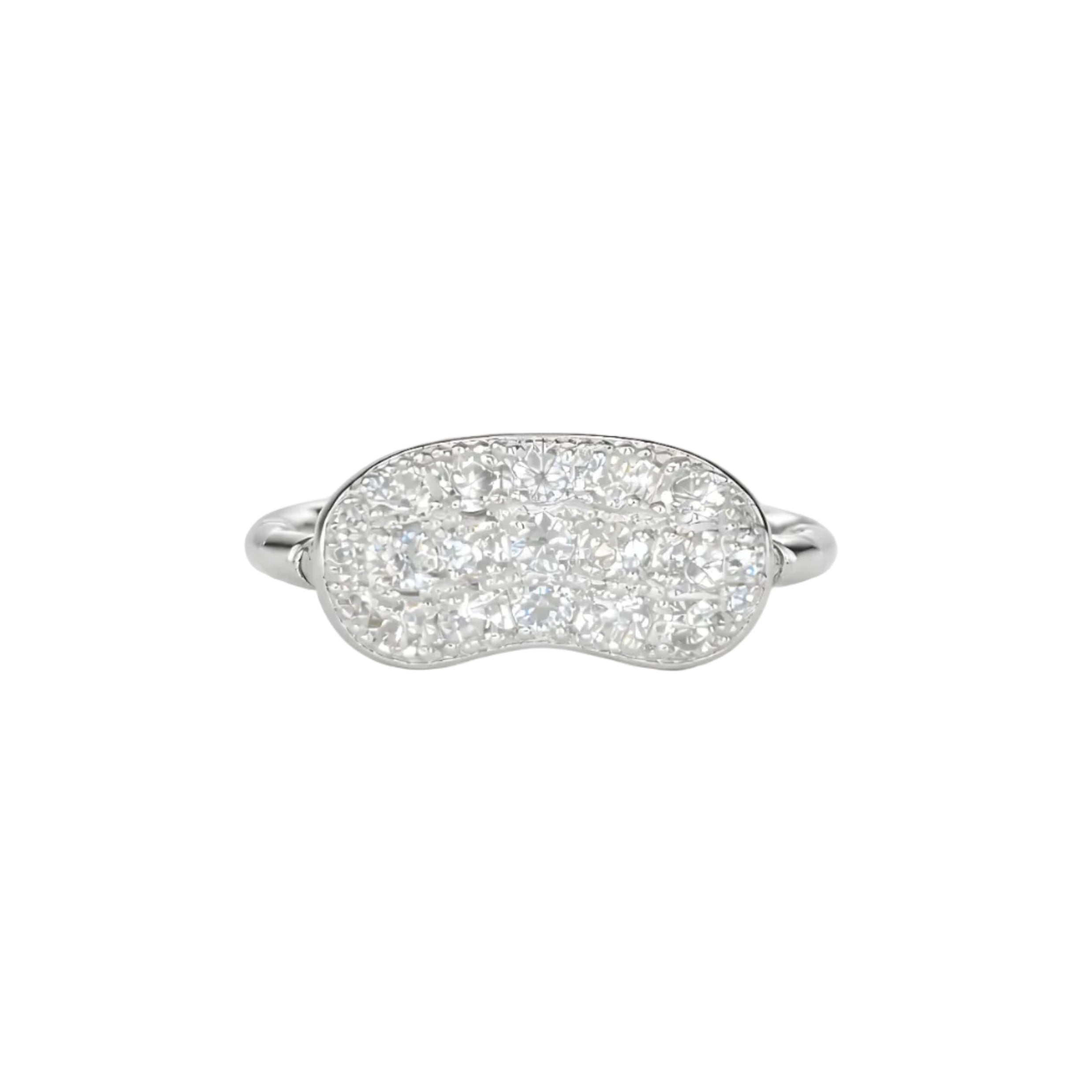 2605 secondhand Pt900 ring D0.79ct 8.8g FREE