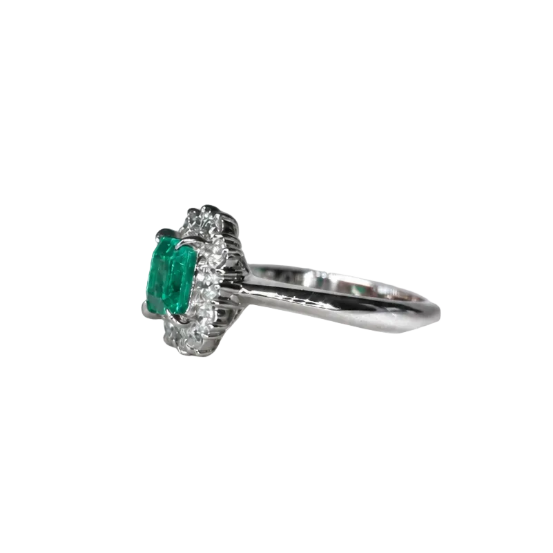 2606 secondhand Pt900 E0.88ct/D0.51ct 4.76ｇ