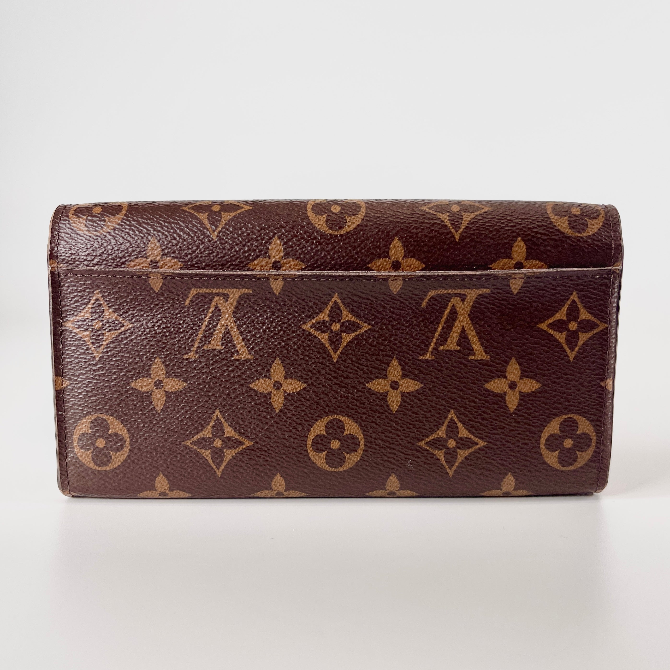 2603 secondhand LV Monogram ★ Portefeuille Sarah Rose Ballerina