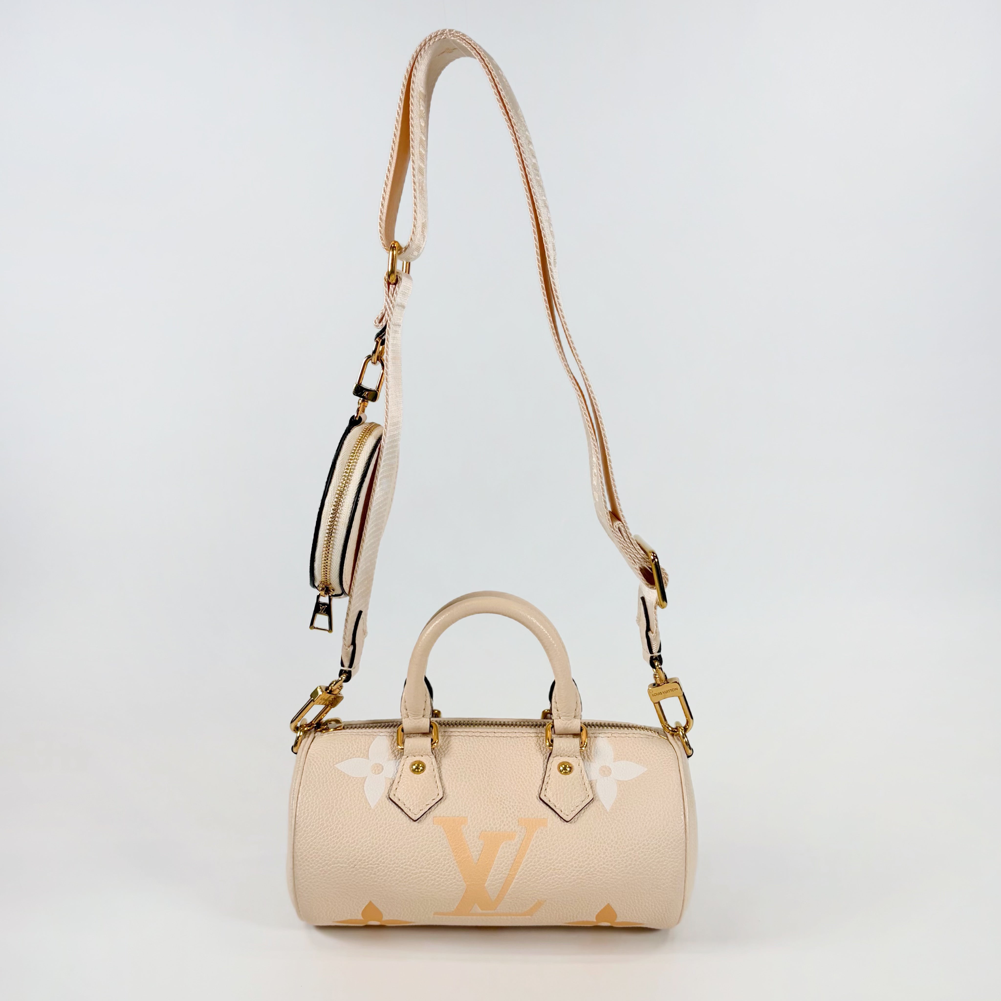 2601 Louis Vuitton Empreinte M45708 Papillon BB cream pouch