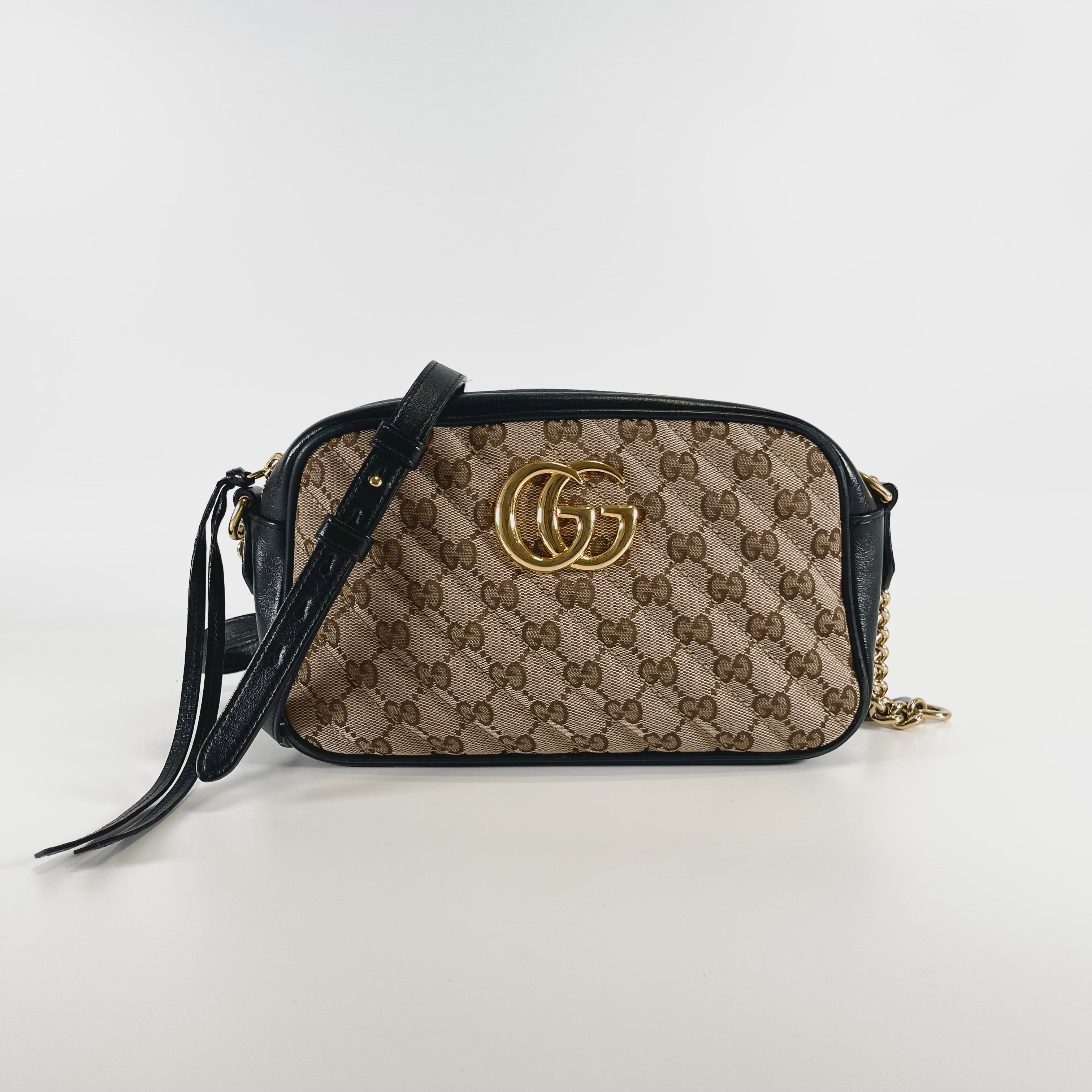 2602 secondhand GUCCI GG canvas Shoulder bag